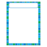 TREND ENTERPRISES INC Stripe-tacular Cool Blue Learning Chart