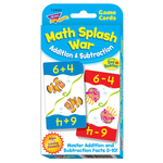 TREND ENTERPRISES INC Math Splash War Addition & Subtraction Challenge Cards®