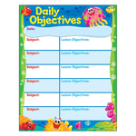 TREND ENTERPRISES INC Daily Objectives Sea Buddies® Learning Chart