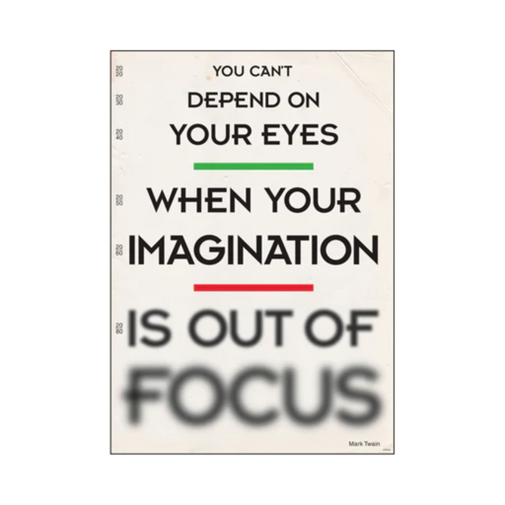 TREND ENTERPRISES INC You can't depend on your eyes… ARGUS® Poster