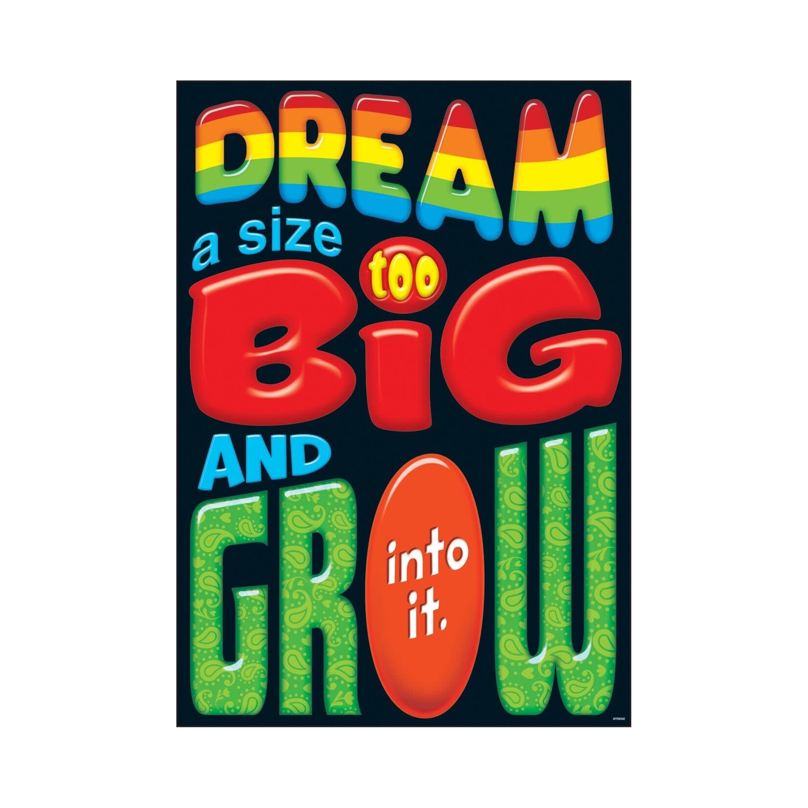 TREND ENTERPRISES INC Dream a size too big and grow… ARGUS® Poster