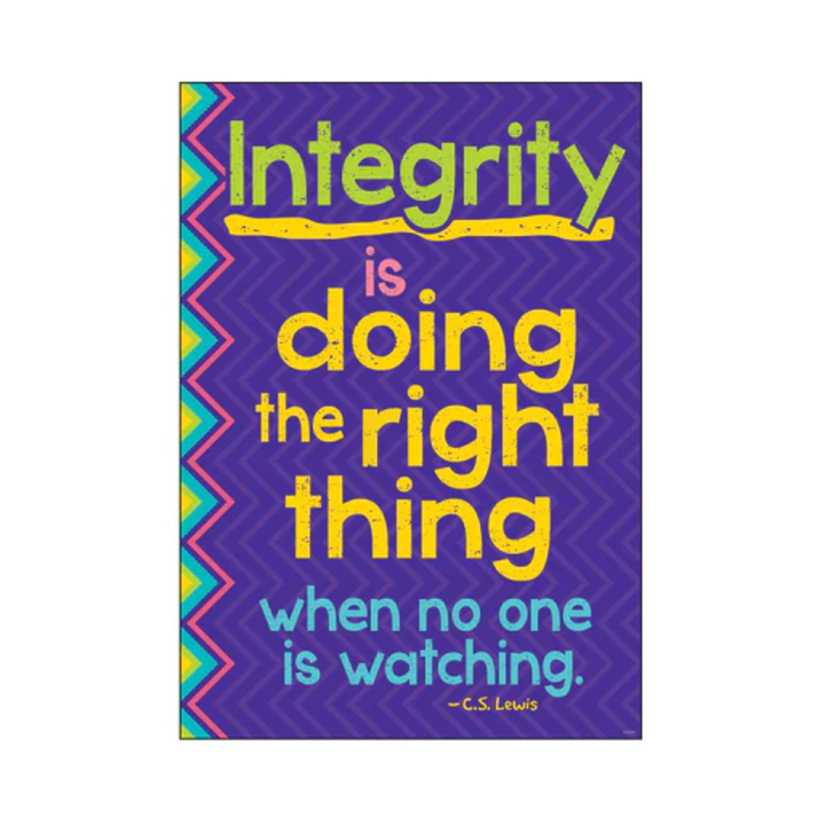 TREND ENTERPRISES INC Integrity is doing the right… ARGUS® Poster