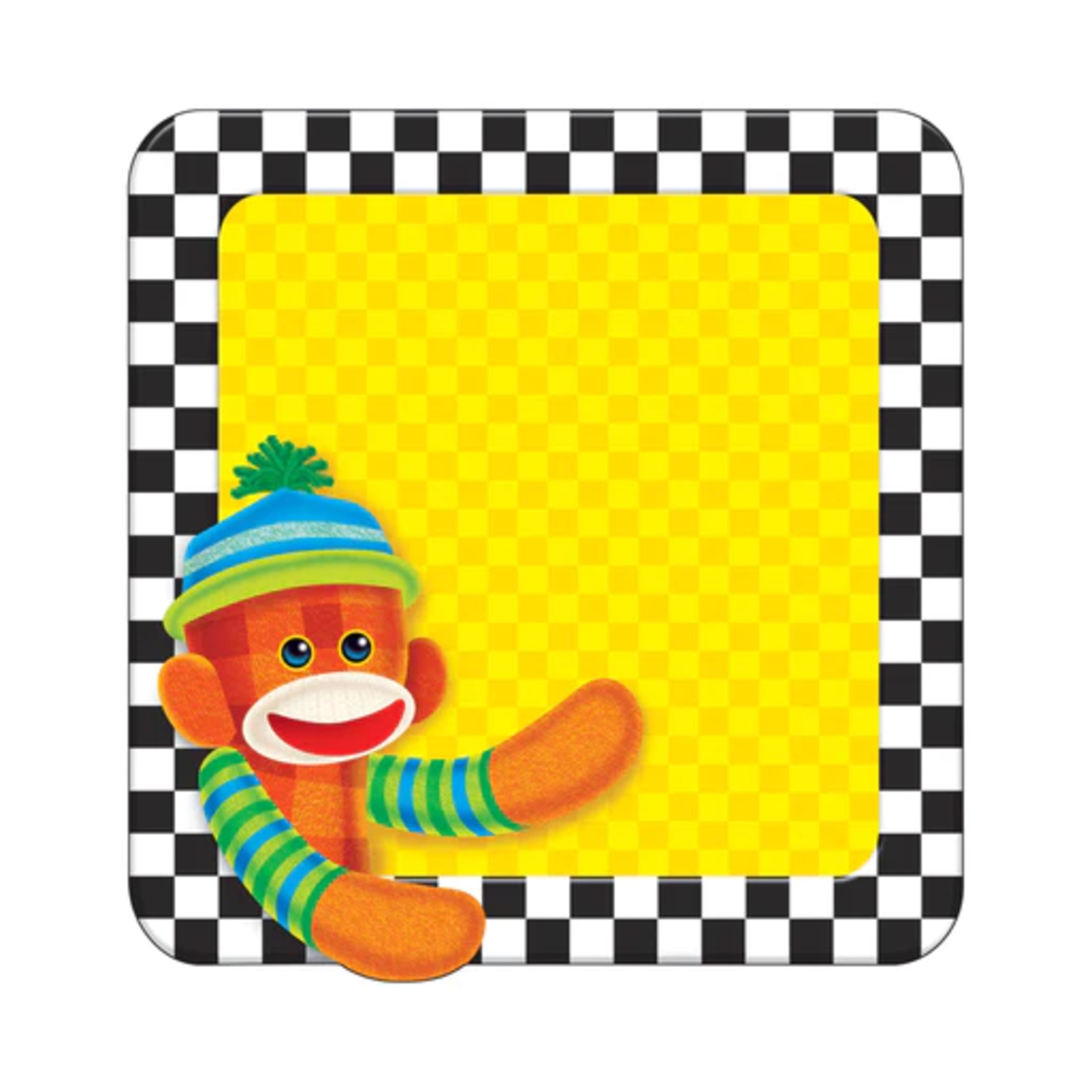 TREND ENTERPRISES INC Sock Monkeys Note Pad – Shaped