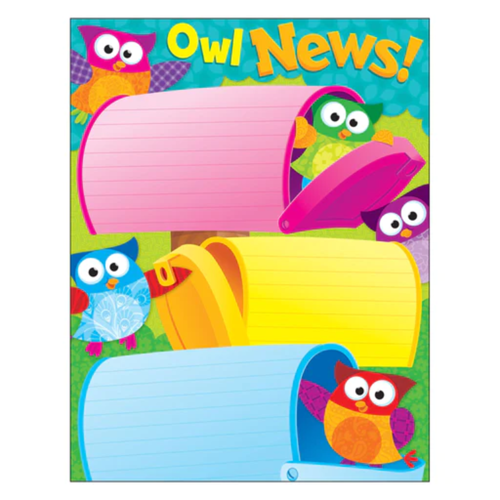 TREND ENTERPRISES INC Owl News Owl-Stars!® Learning Chart