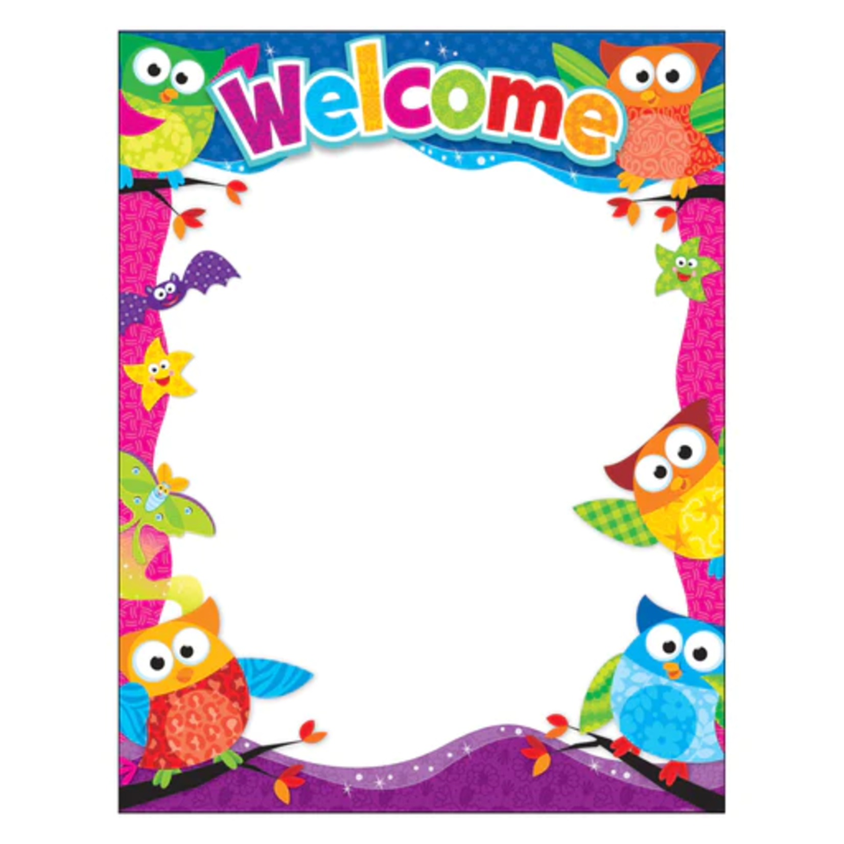 TREND ENTERPRISES INC Welcome Owl-Stars!® Learning Chart