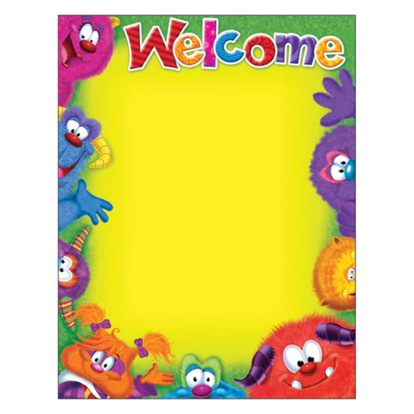 TREND ENTERPRISES INC Welcome–Blank Furry Friends® Learning Chart