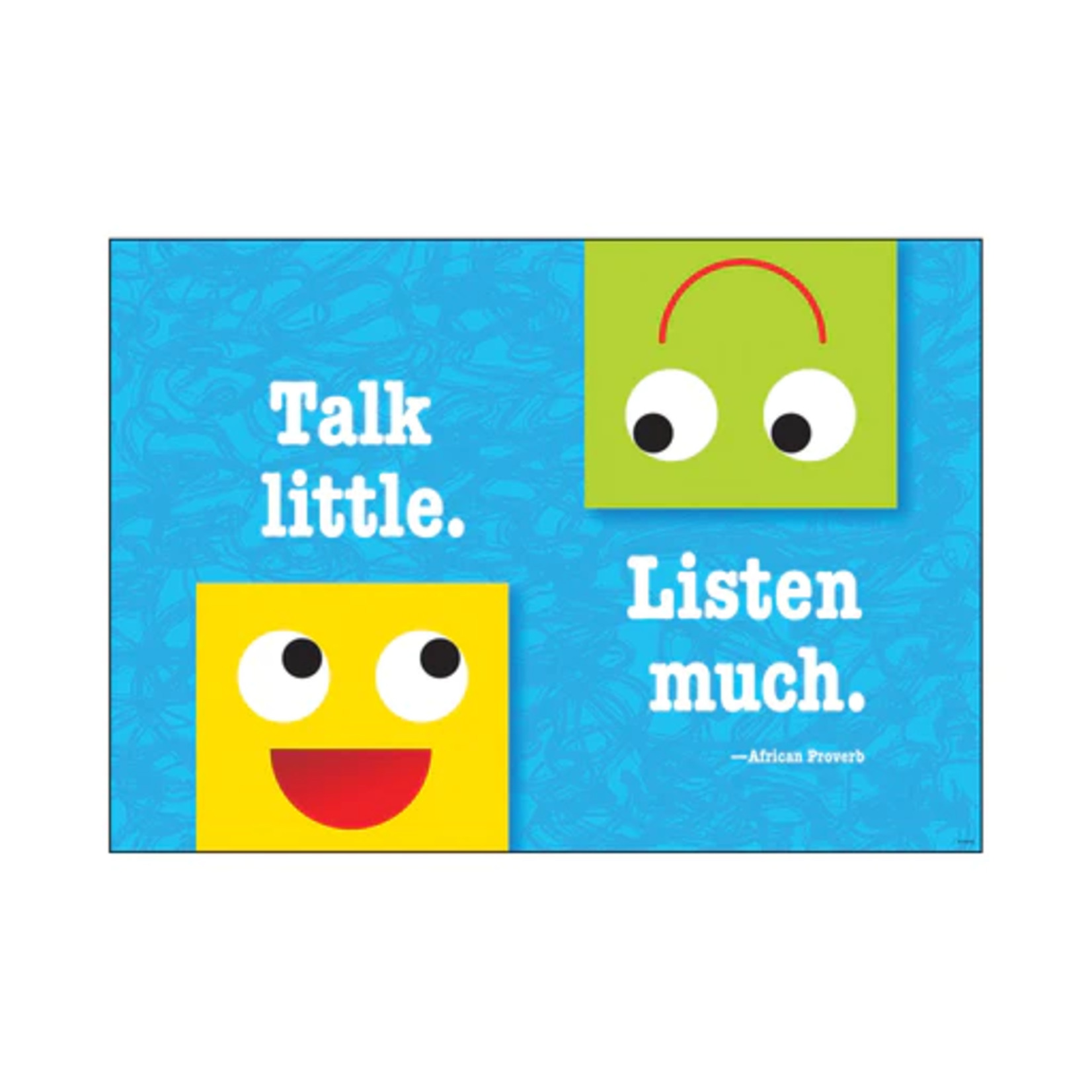 TREND ENTERPRISES INC Talk little. Listen much. ARGUS® Poster
