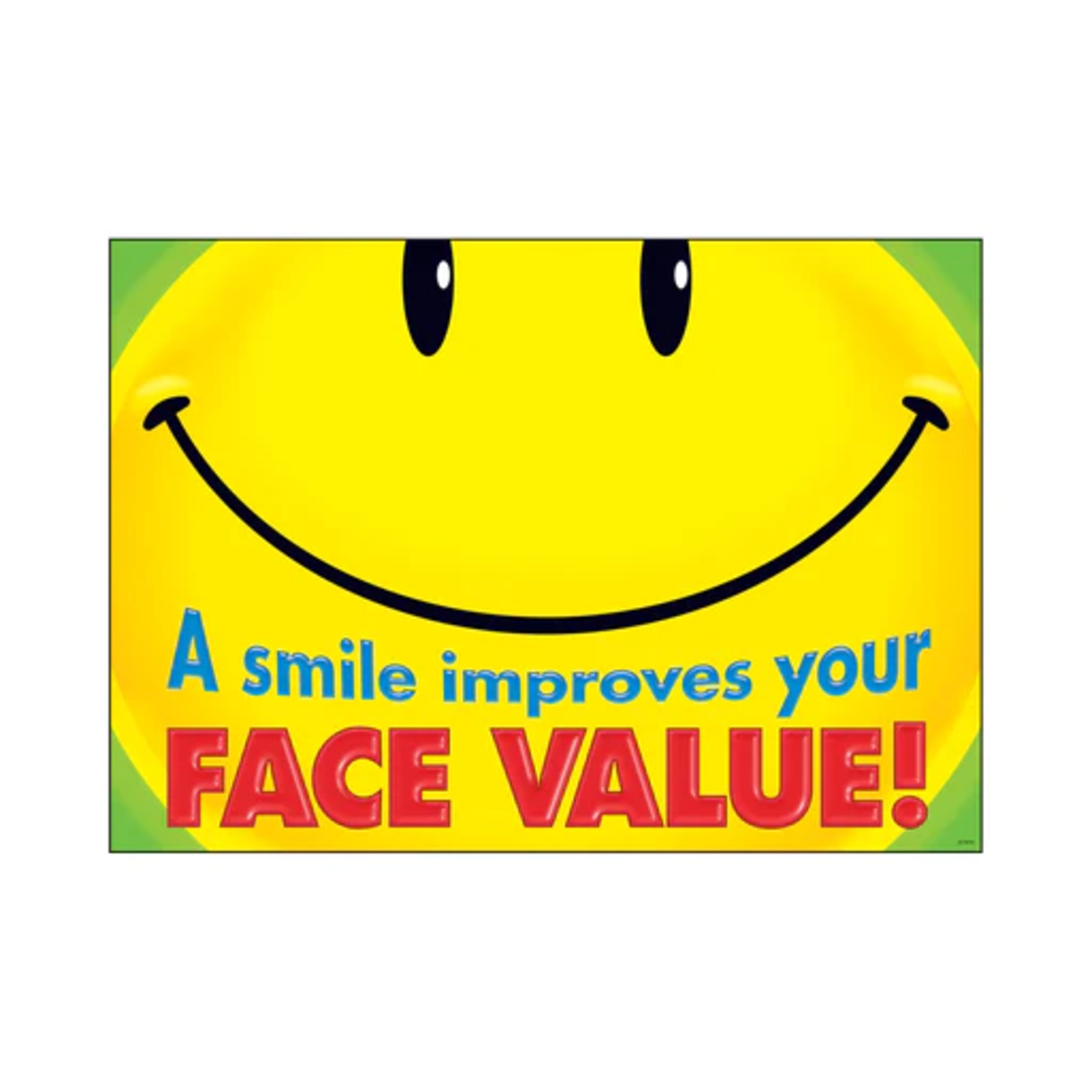 TREND ENTERPRISES INC A smile improves your face ARGUS® Poster