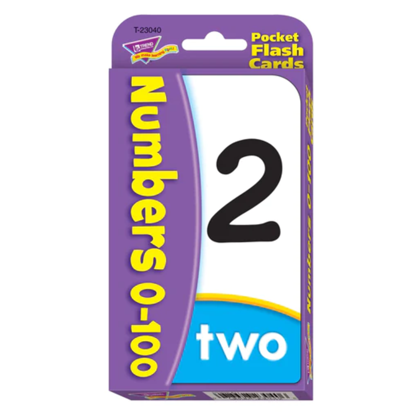 TREND ENTERPRISES INC Numbers 0-100 Pocket Flash Cards