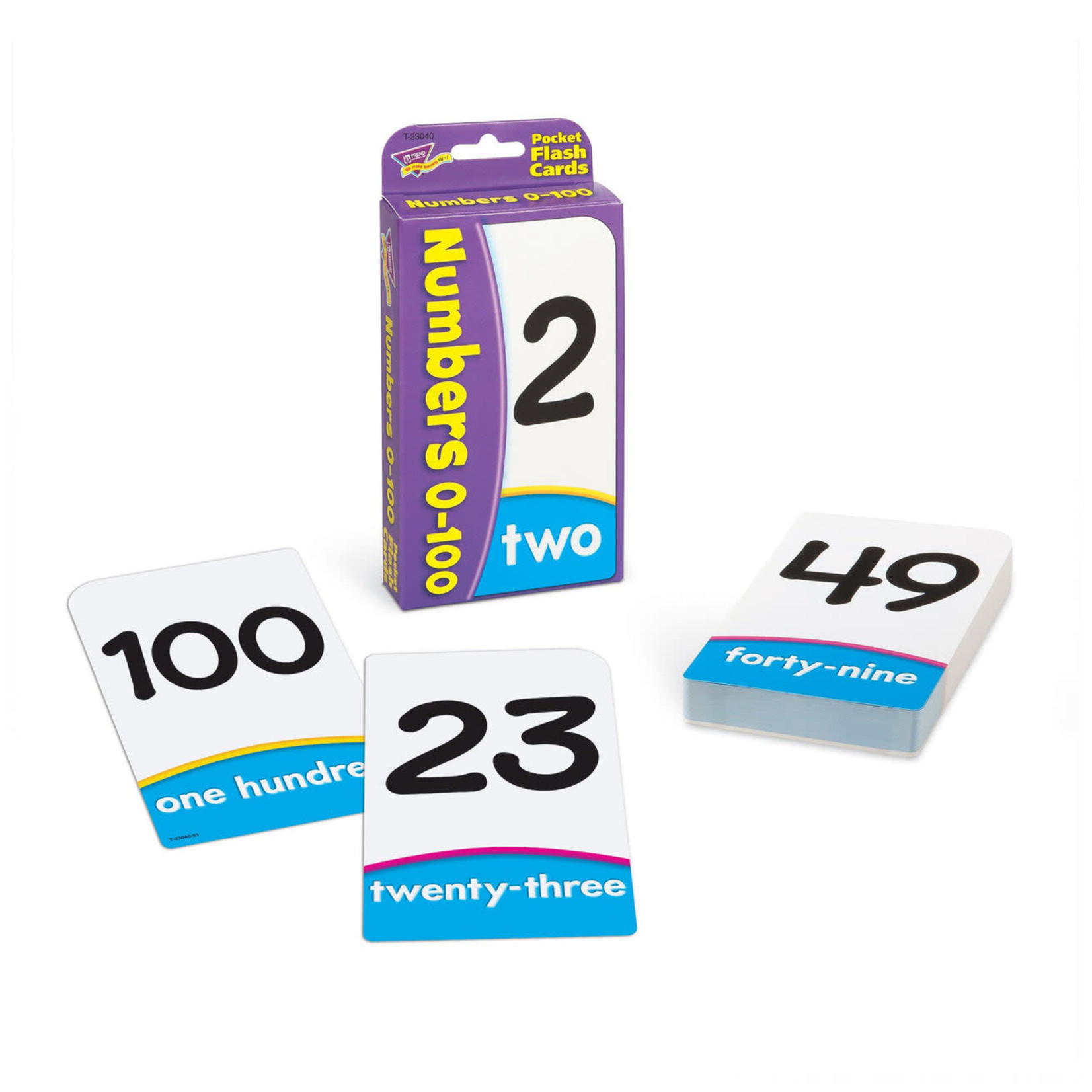 TREND ENTERPRISES INC Numbers 0-100 Pocket Flash Cards