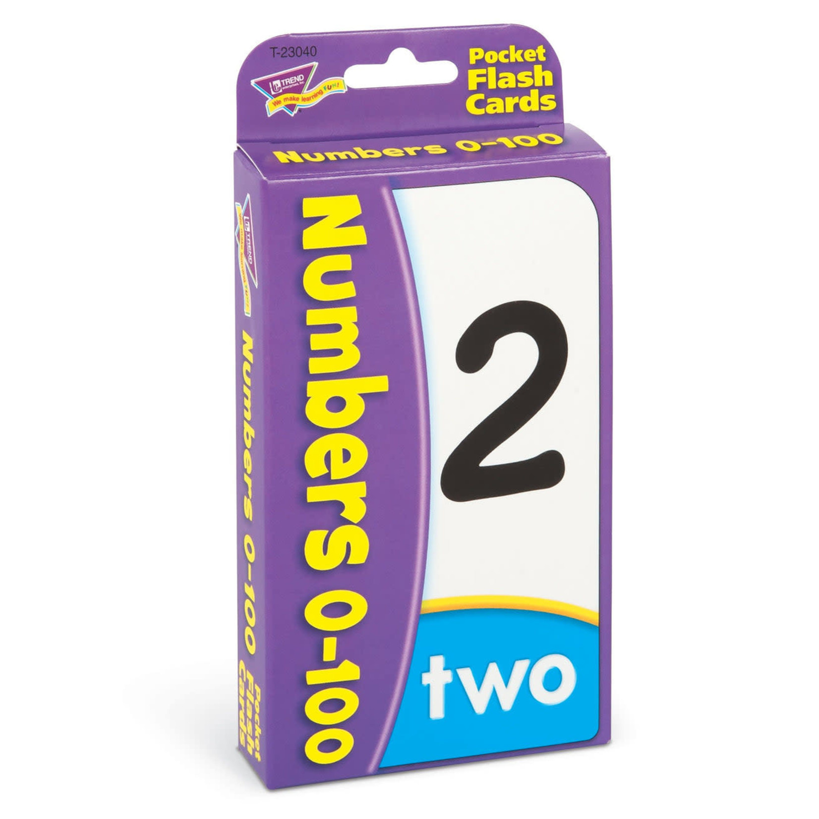 TREND ENTERPRISES INC Numbers 0-100 Pocket Flash Cards