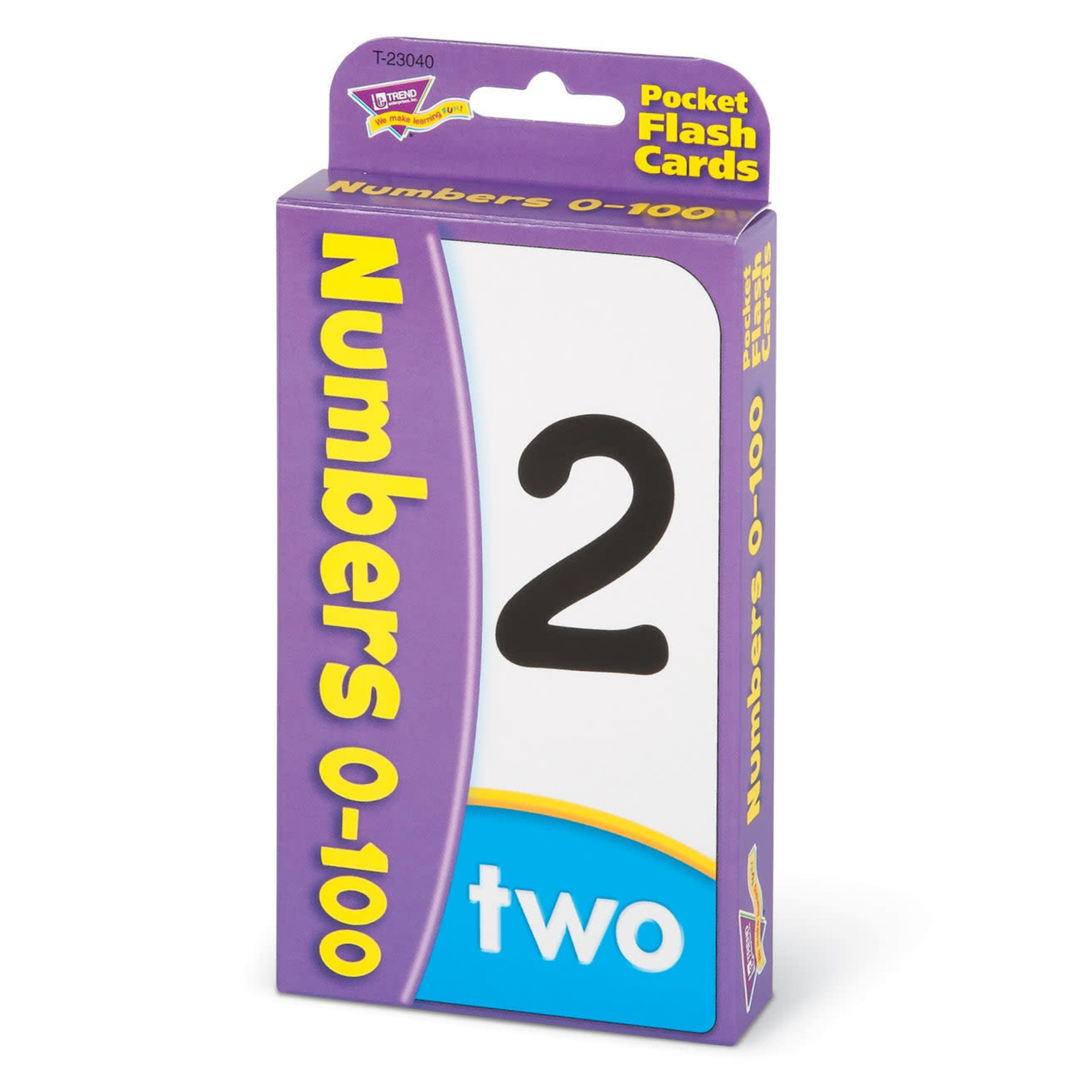 TREND ENTERPRISES INC Numbers 0-100 Pocket Flash Cards