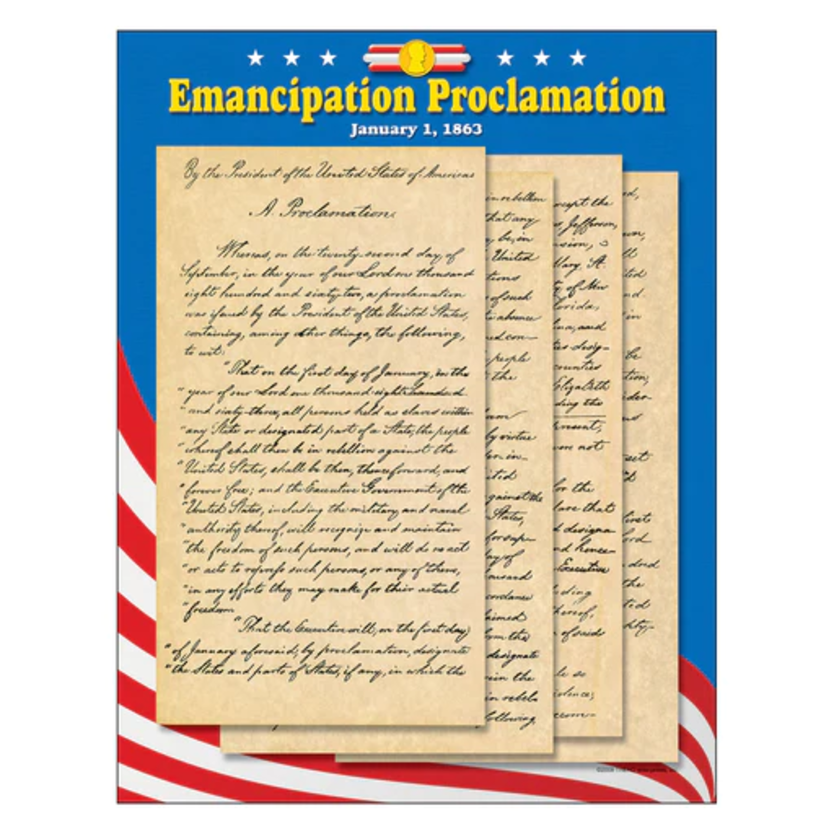 TREND ENTERPRISES INC Emancipation Proclamation Learning Chart