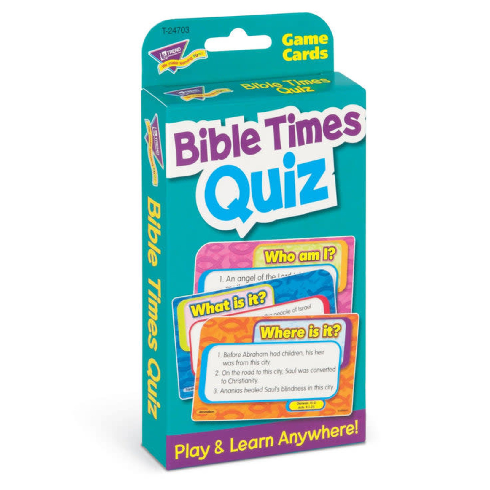 TREND ENTERPRISES INC Bible Times Quiz Challenge Cards®