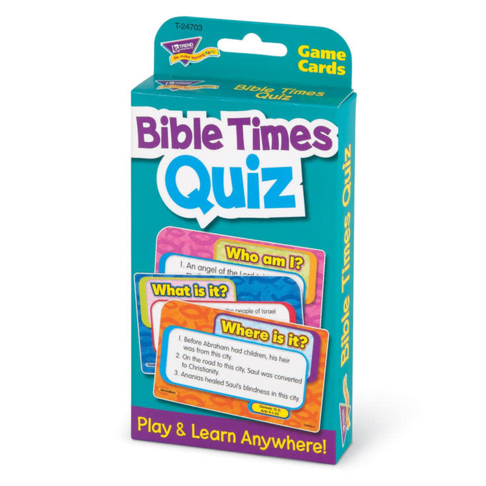 TREND ENTERPRISES INC Bible Times Quiz Challenge Cards®