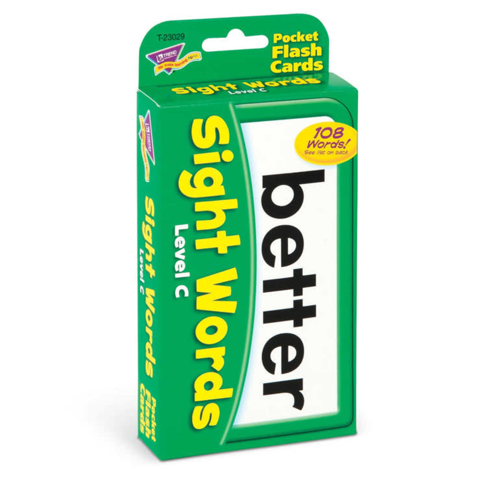 TREND ENTERPRISES INC Sight Words – Level C Pocket Flash Cards