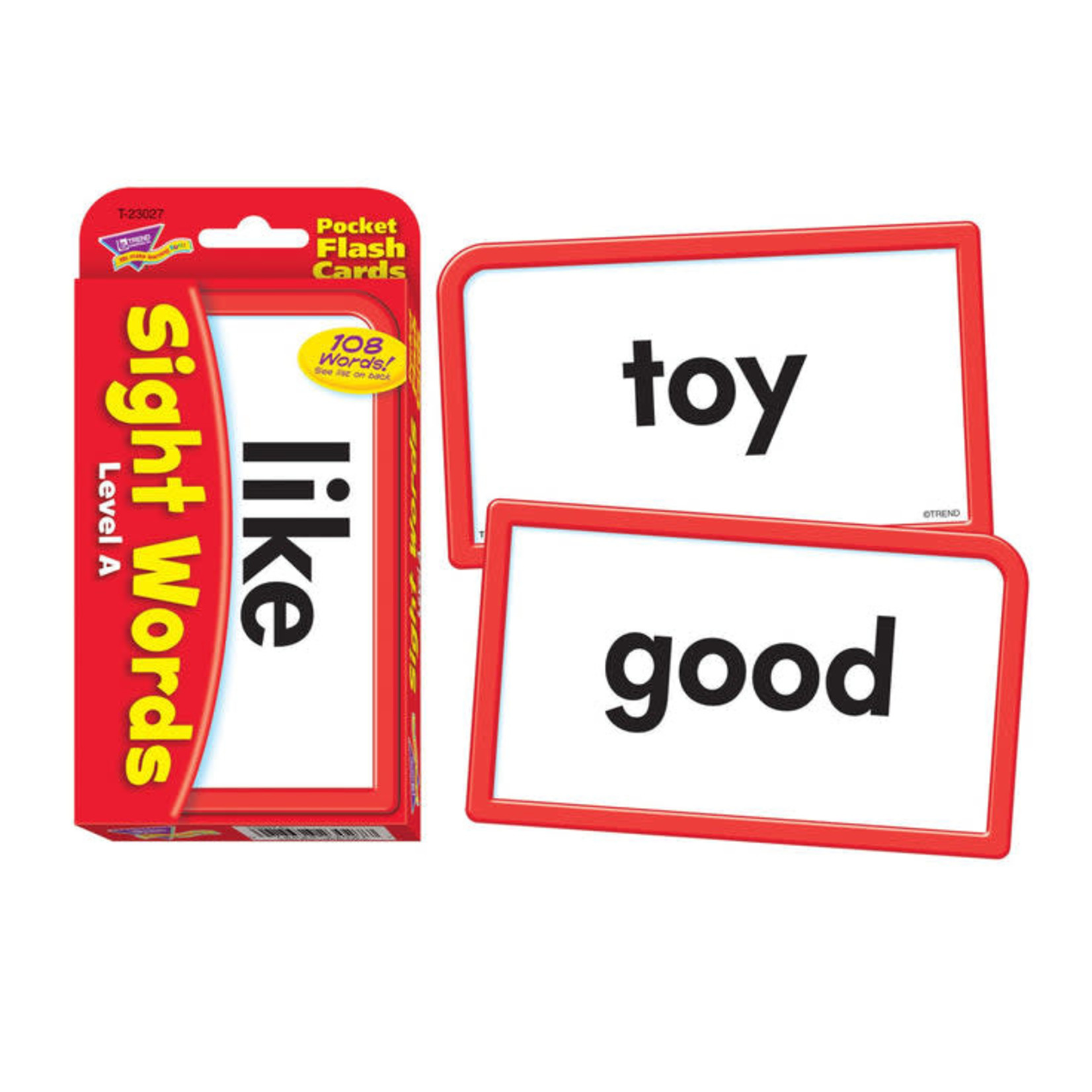 TREND ENTERPRISES INC Sight Words – Level A Pocket Flash Cards
