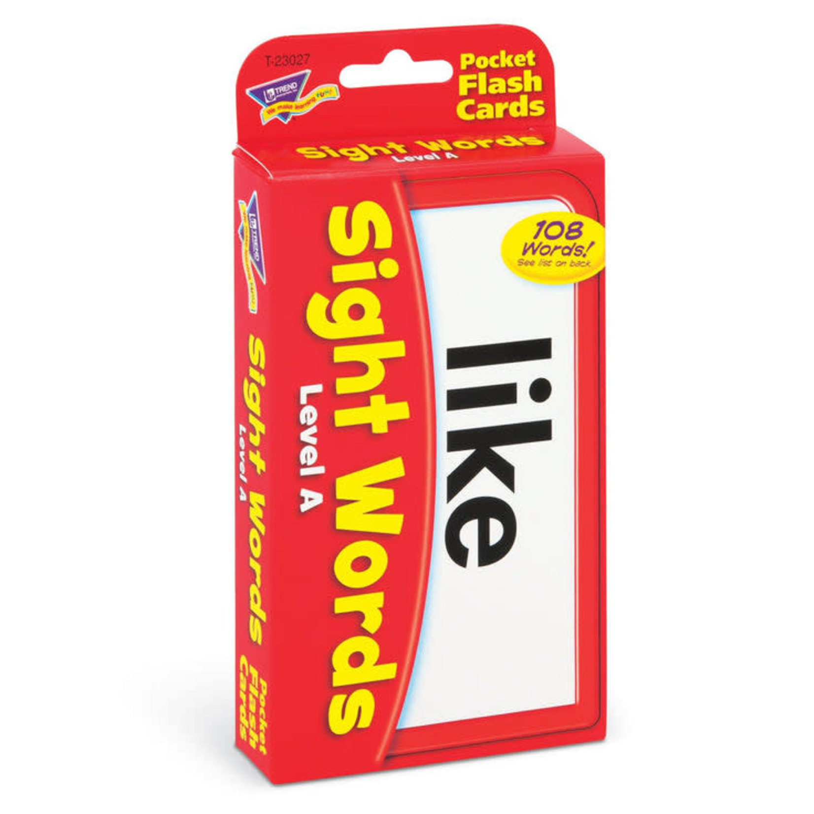 TREND ENTERPRISES INC Sight Words – Level A Pocket Flash Cards