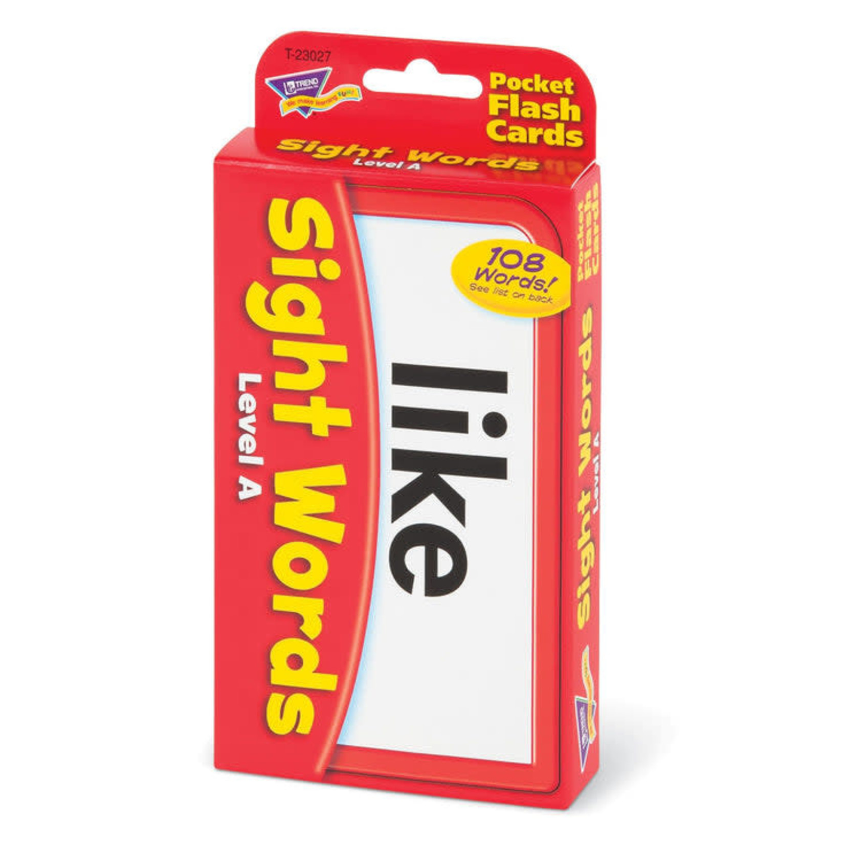 TREND ENTERPRISES INC Sight Words – Level A Pocket Flash Cards