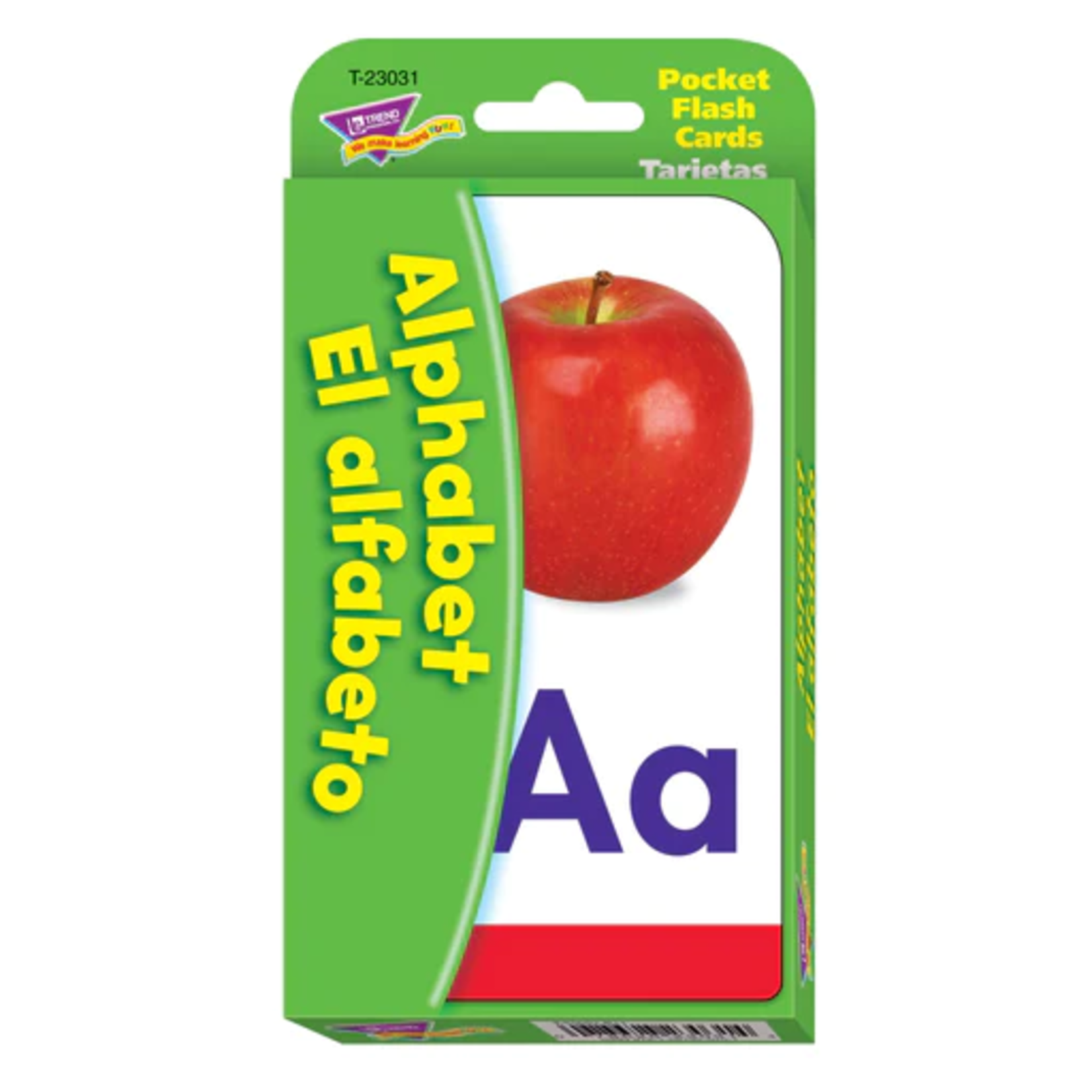 TREND ENTERPRISES INC Alphabet/El Alfabeto (English/Spanish) Pocket Flash Cards