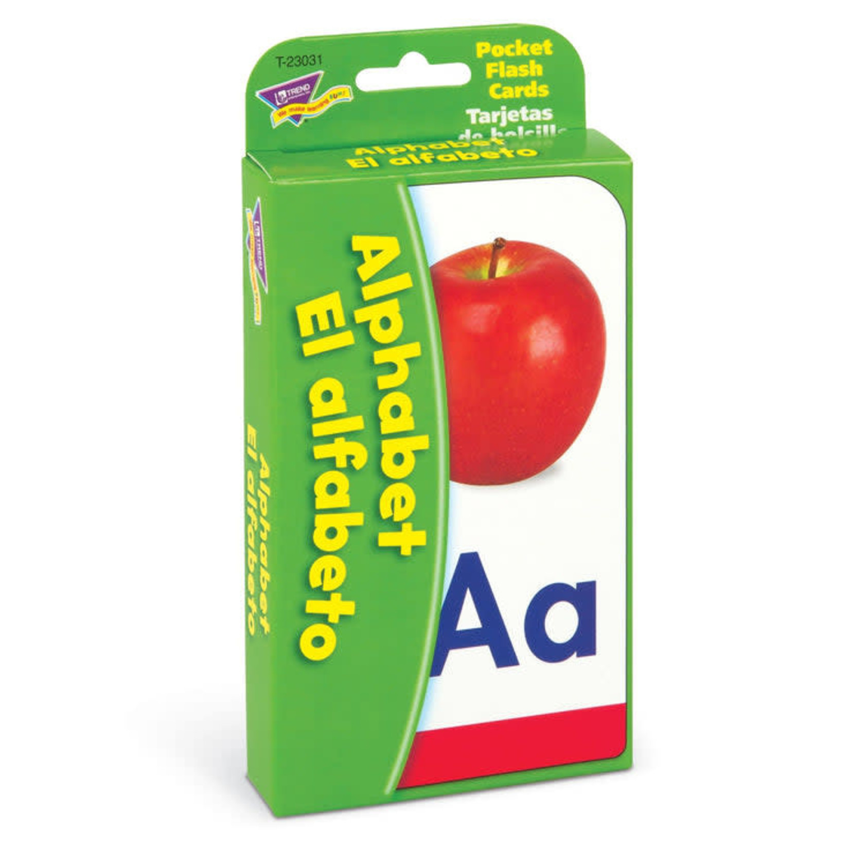 TREND ENTERPRISES INC Alphabet/El Alfabeto (English/Spanish) Pocket Flash Cards