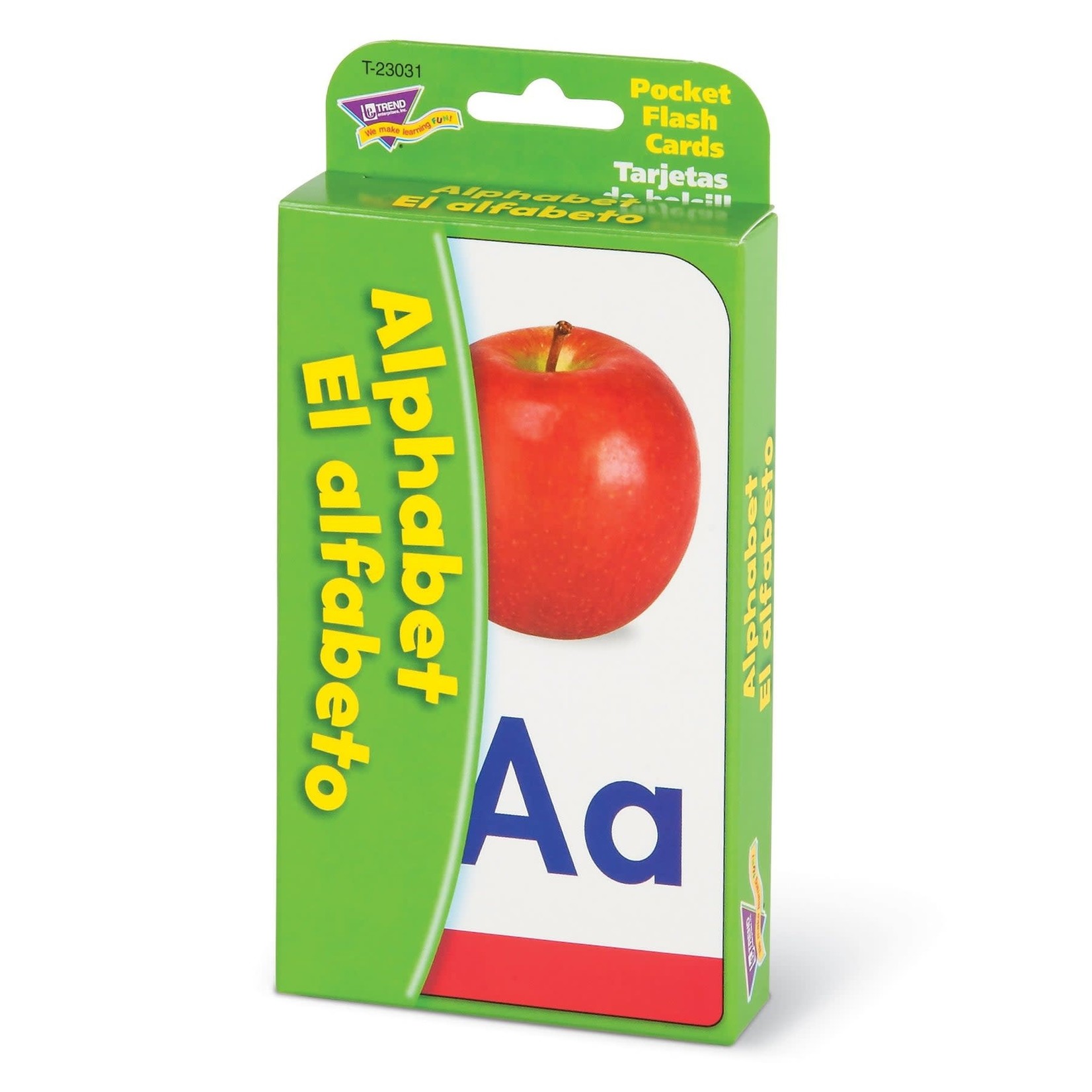 TREND ENTERPRISES INC Alphabet/El Alfabeto (English/Spanish) Pocket Flash Cards