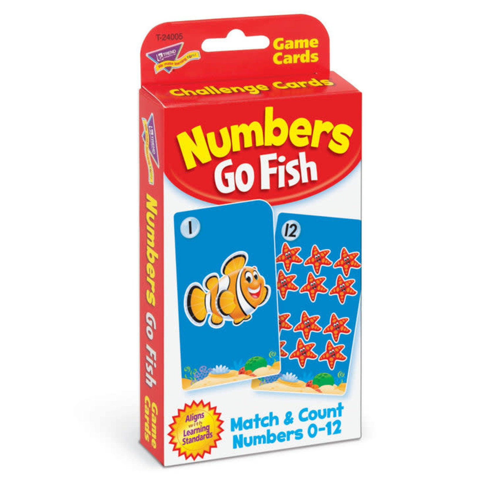 TREND ENTERPRISES INC Sea Buddies: Numbers Go Fish Challenge Cards®