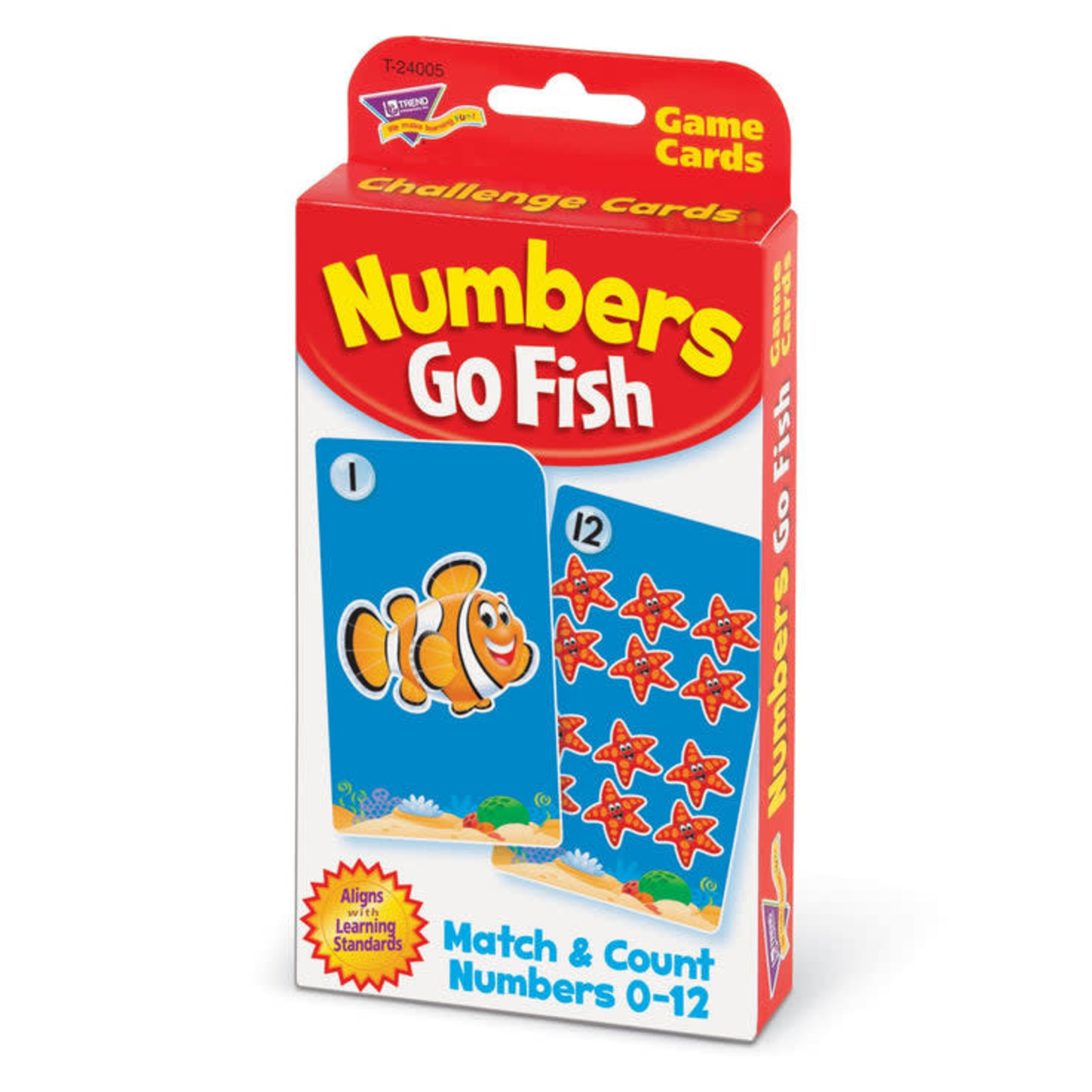 TREND ENTERPRISES INC Sea Buddies: Numbers Go Fish Challenge Cards®