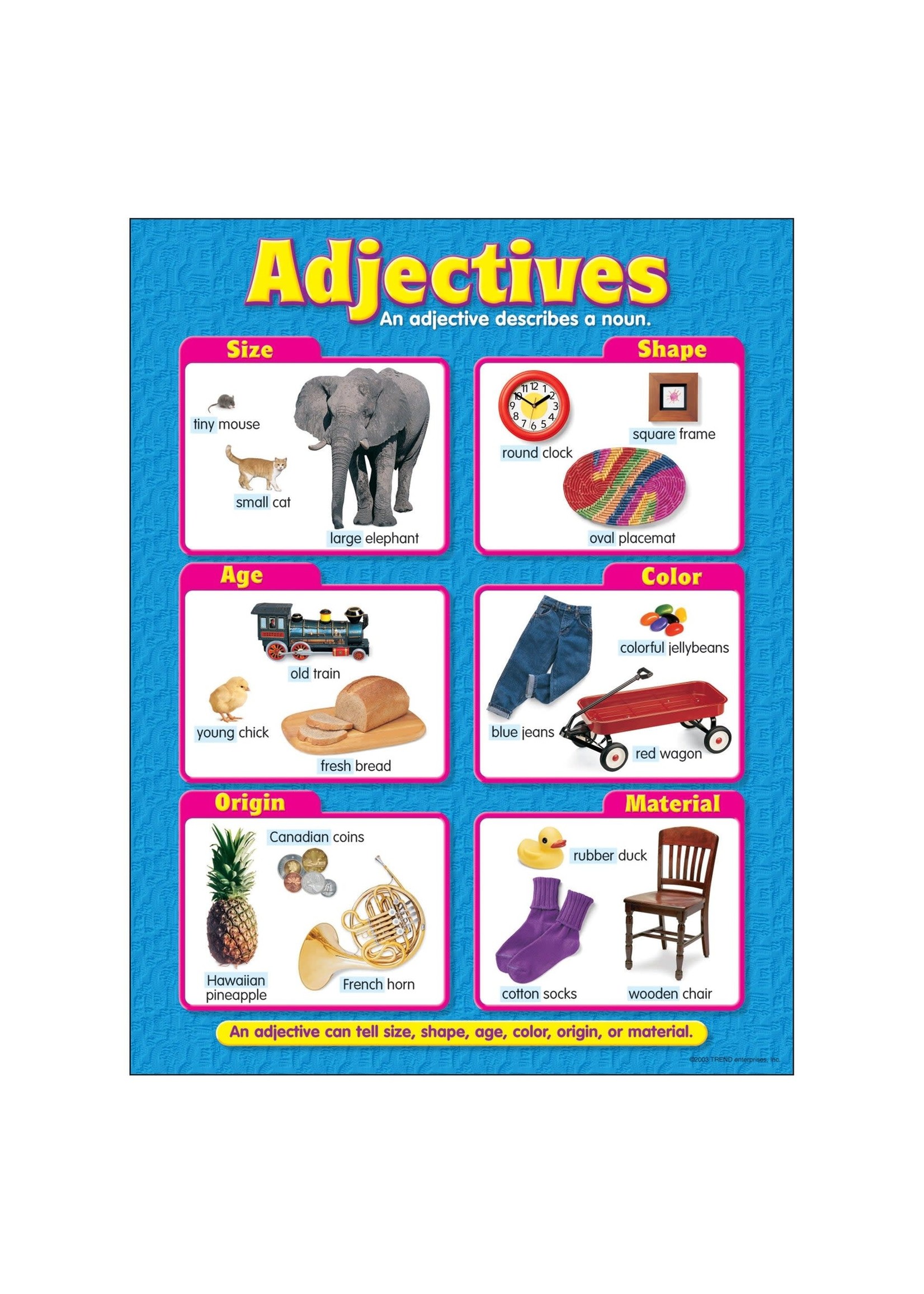 CHT ADJECTIVES Educational Outfitters