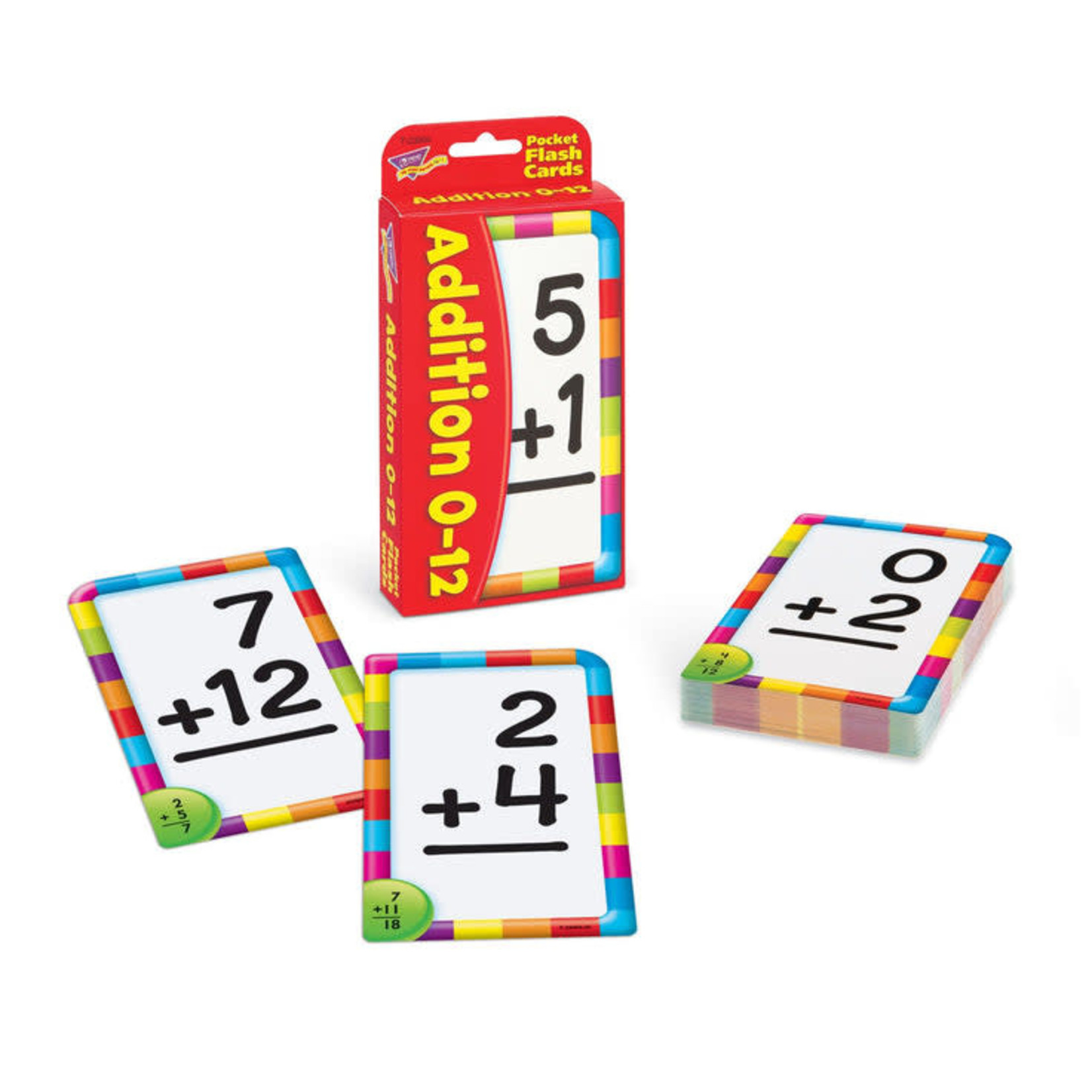 TREND ENTERPRISES INC Addition 0-12 Pocket Flash Cards