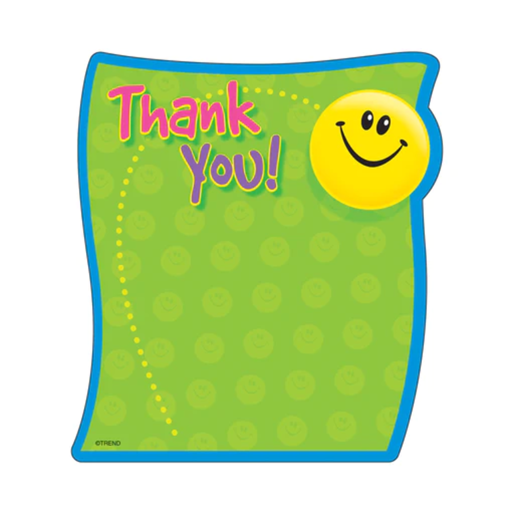 TREND ENTERPRISES INC Thank You Note Pad – Shaped