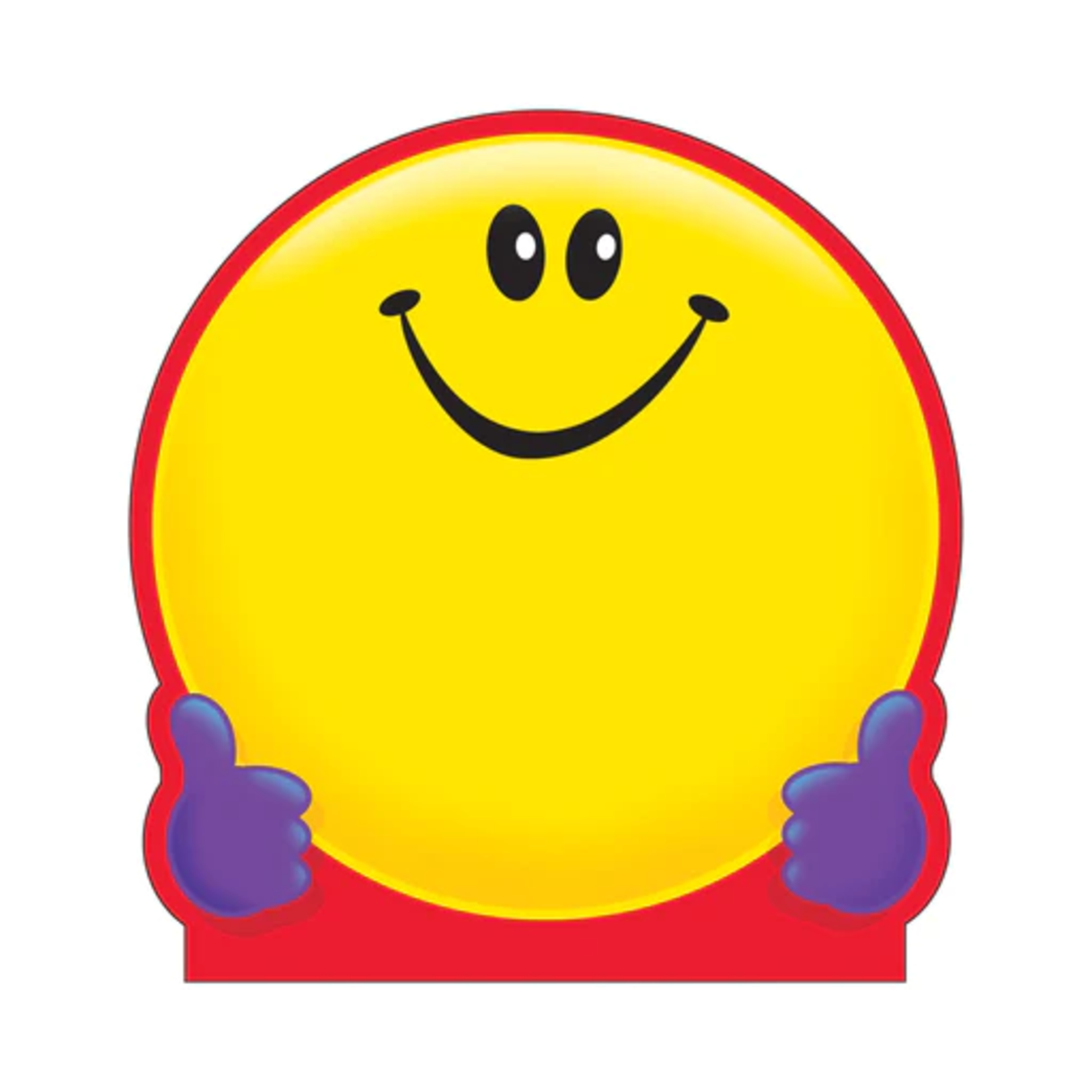 TREND ENTERPRISES INC Smiley Face Note Pad – Shaped