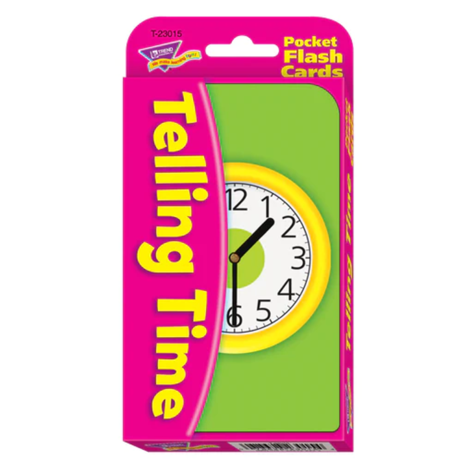 TREND ENTERPRISES INC Telling Time Pocket Flash Cards