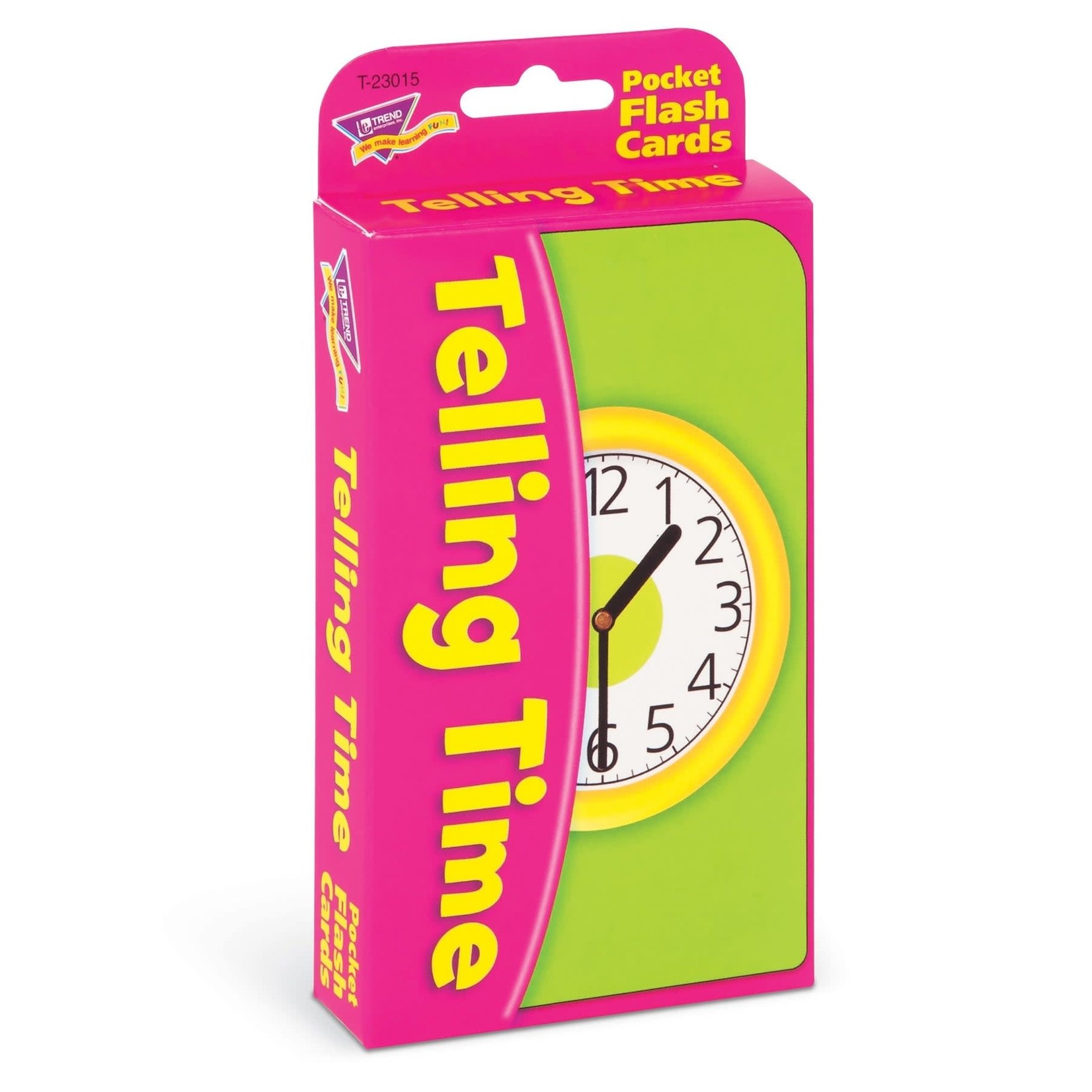 TREND ENTERPRISES INC Telling Time Pocket Flash Cards