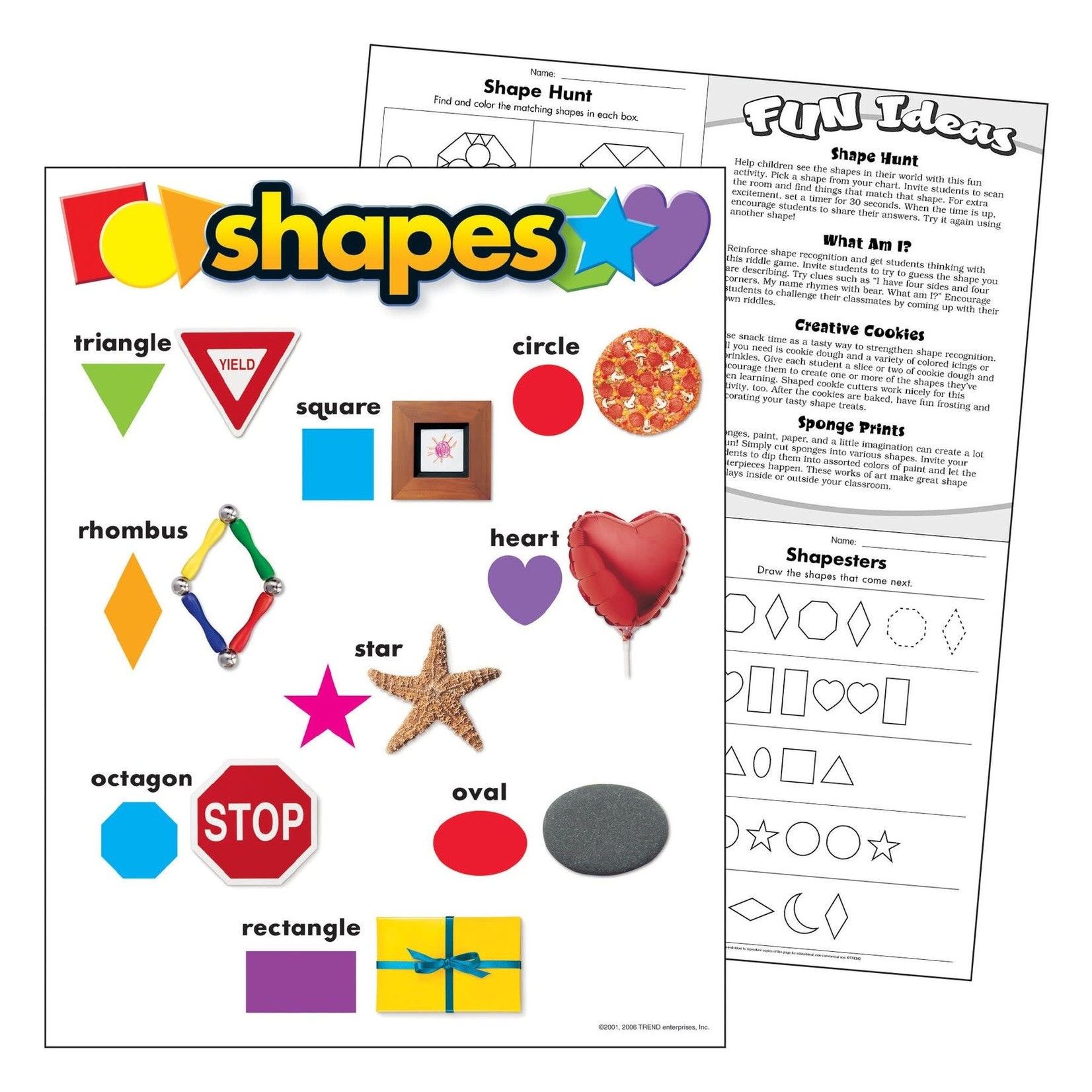 TREND ENTERPRISES INC Shapes Learning Chart