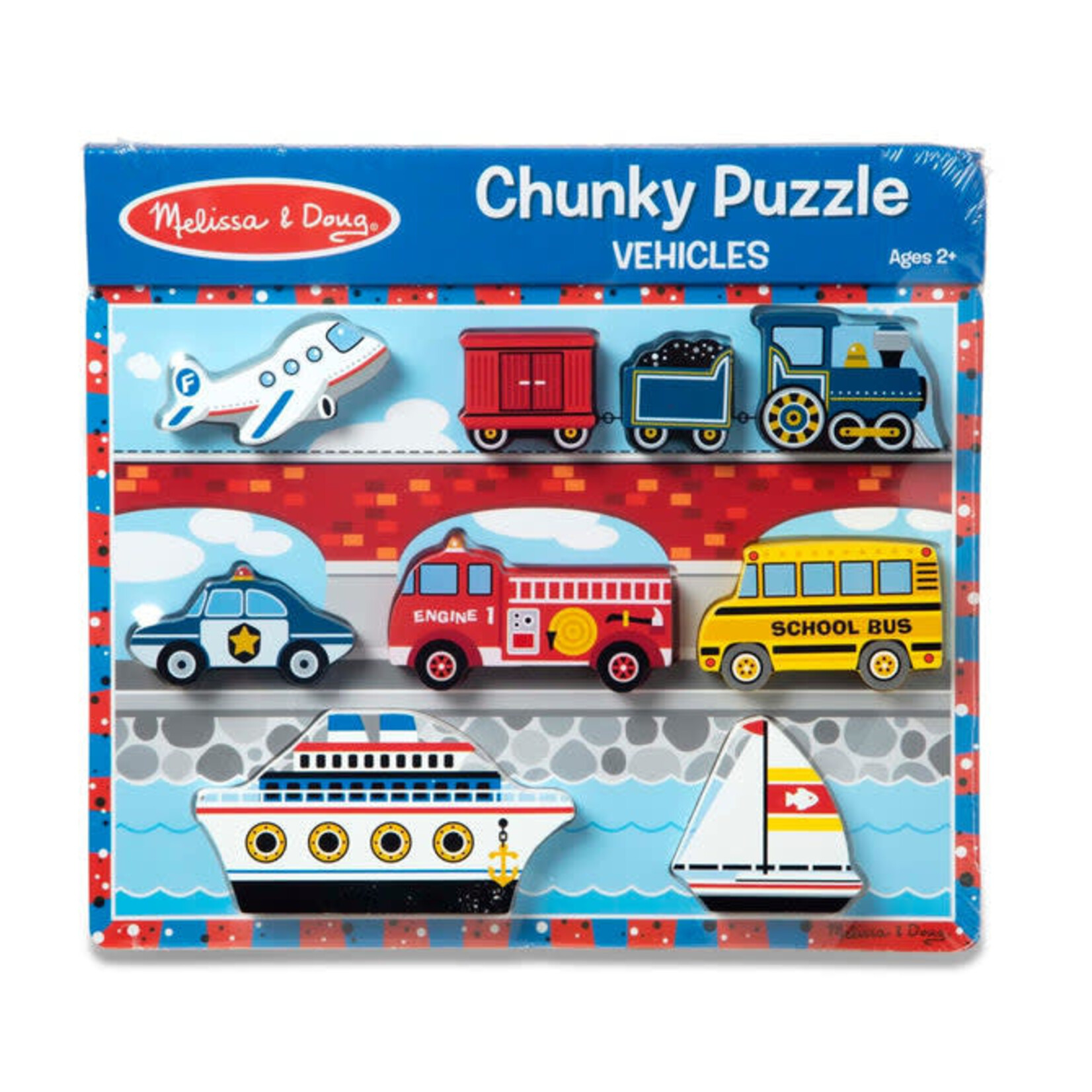 Vehicles Chunky Puzzle - 9 Pieces