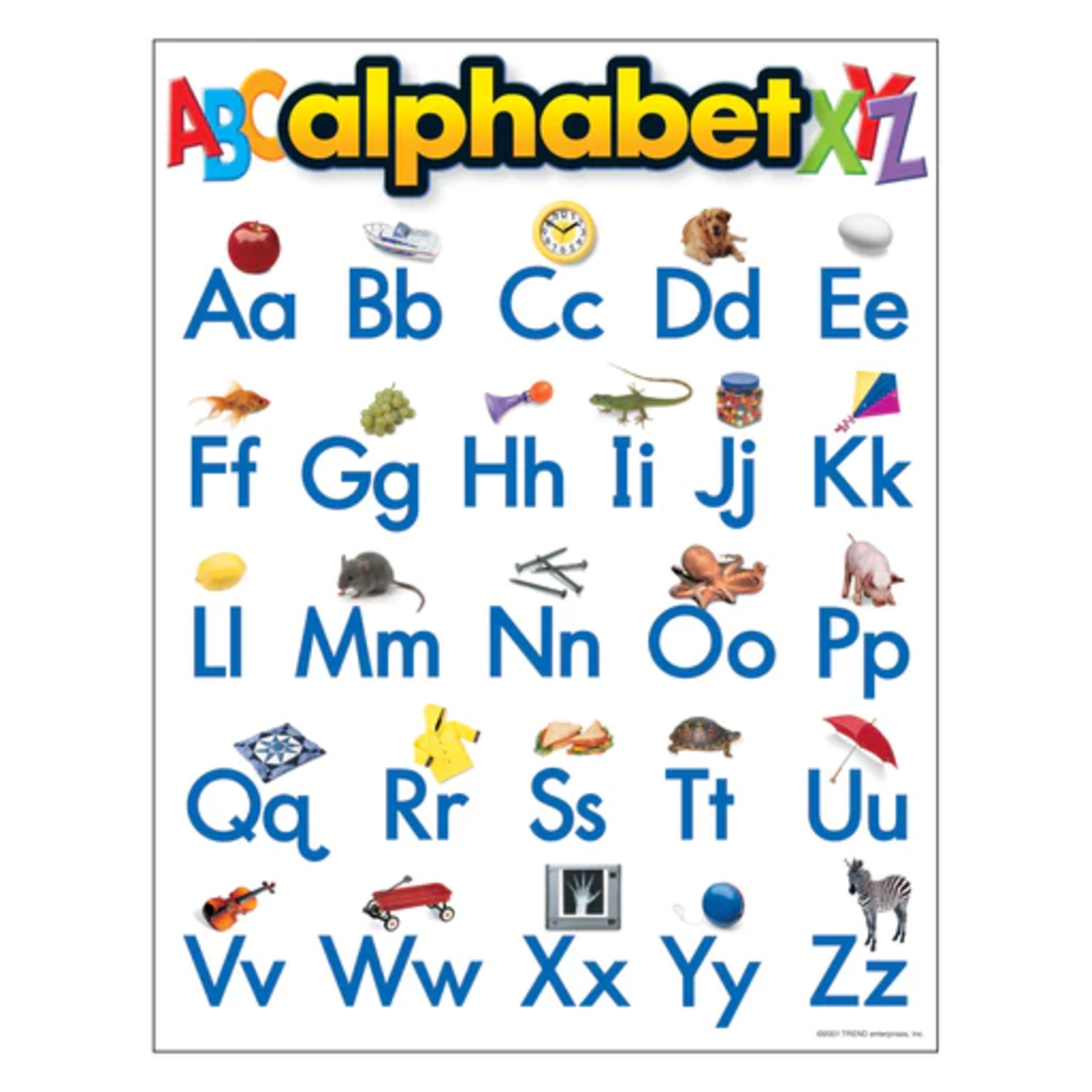 TREND ENTERPRISES INC Alphabet Learning Chart