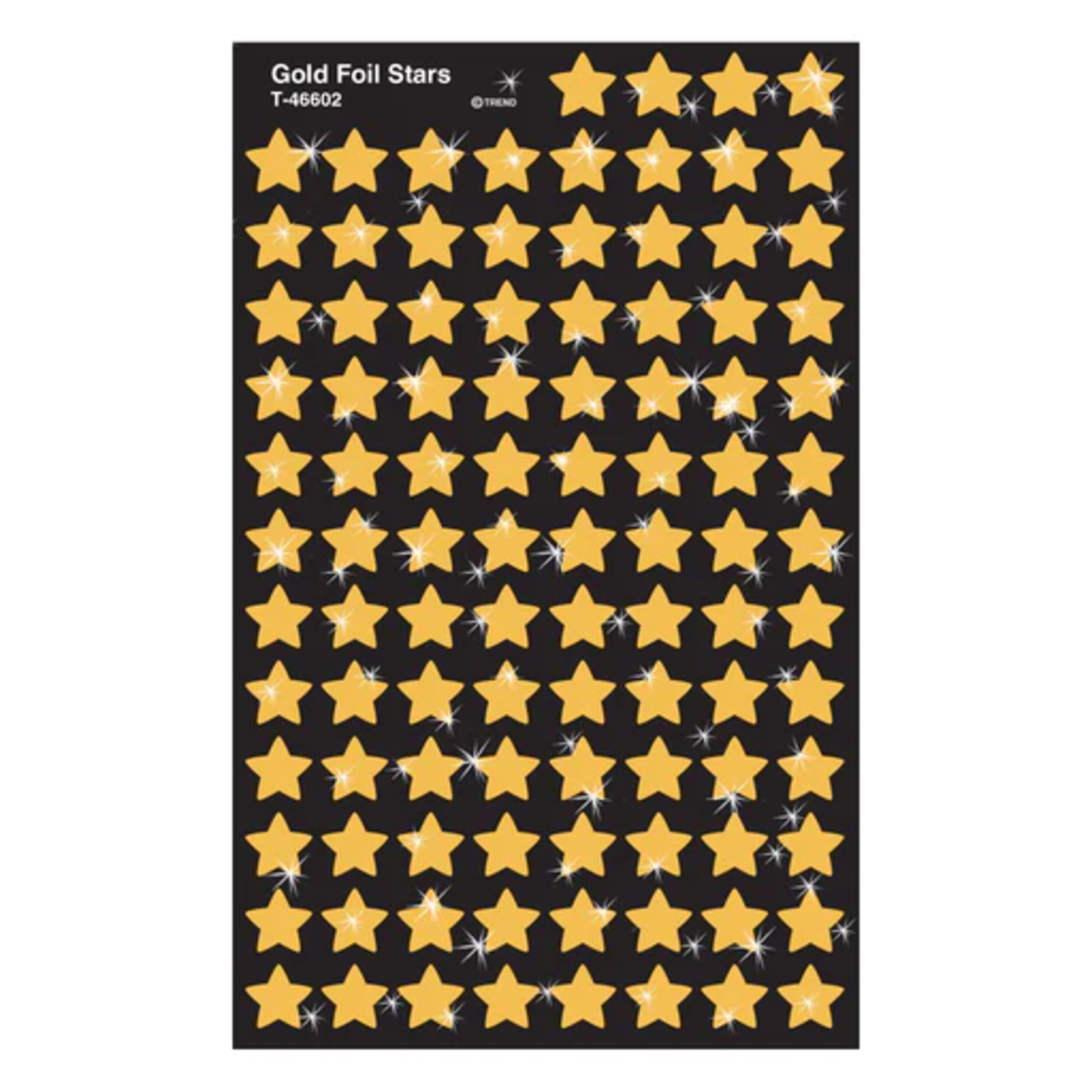 TREND ENTERPRISES INC Gold Stars superShapes Stickers – Foil
