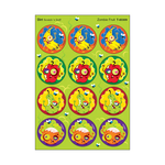 TREND ENTERPRISES INC Zombie Fruit, Dirt scent Scratch 'n Sniff Stinky Stickers® – Large Round