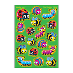 TREND ENTERPRISES INC Bug Buddies, Licorice scent Scratch 'n Sniff Stinky Stickers® – Mixed Shapes