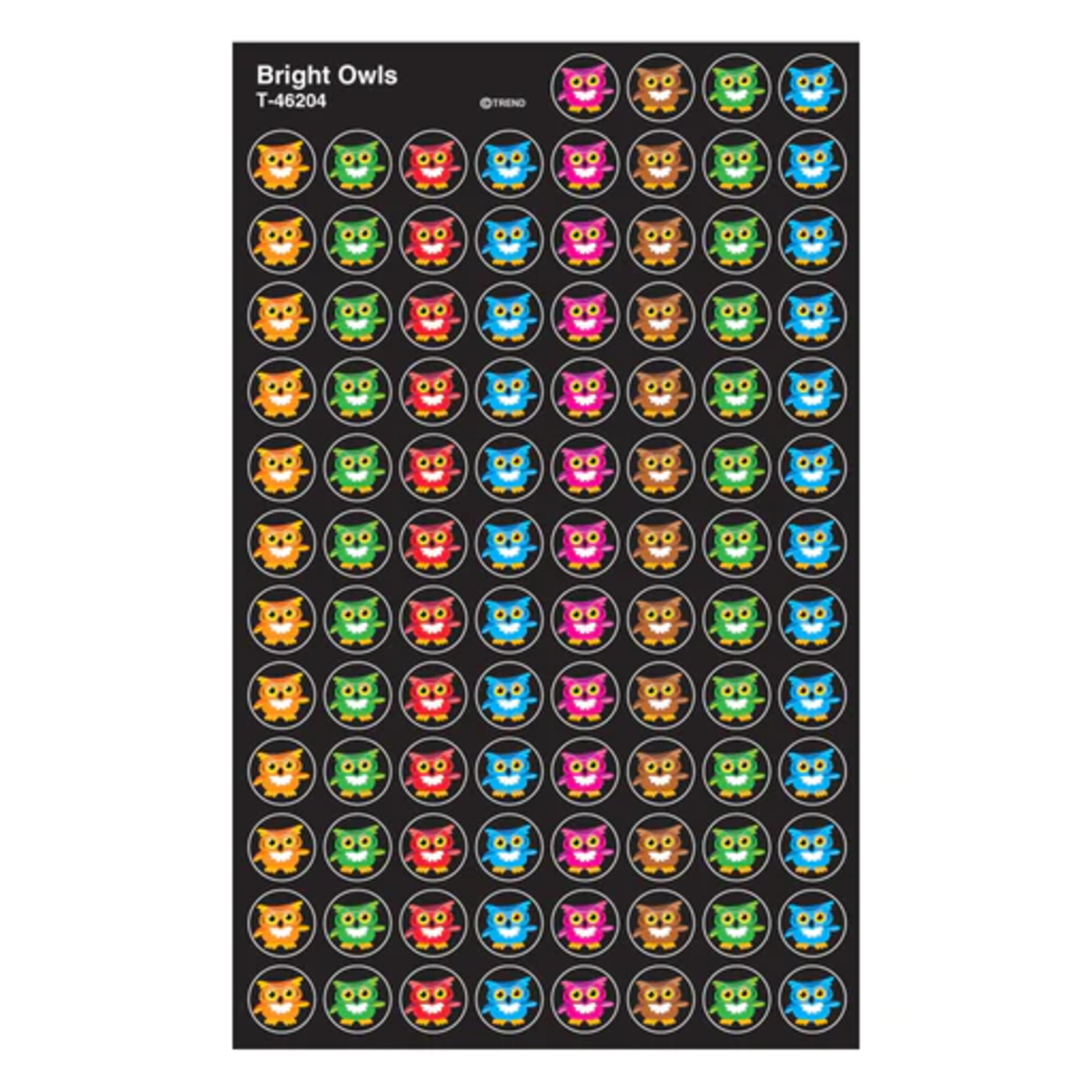 TREND ENTERPRISES INC Bright Owls superSpots® Stickers