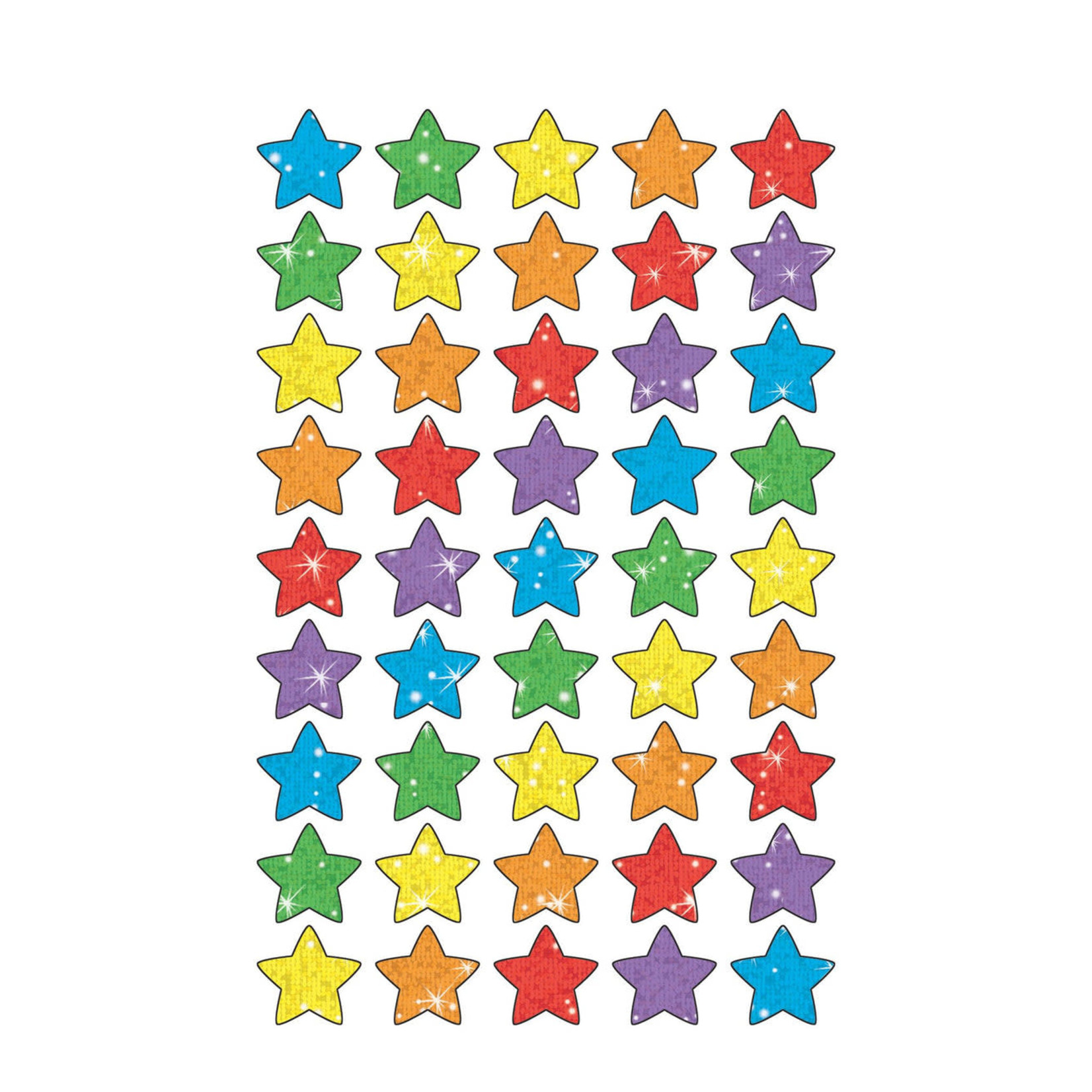 TREND ENTERPRISES INC Super Stars superShapes Stickers – Sparkle