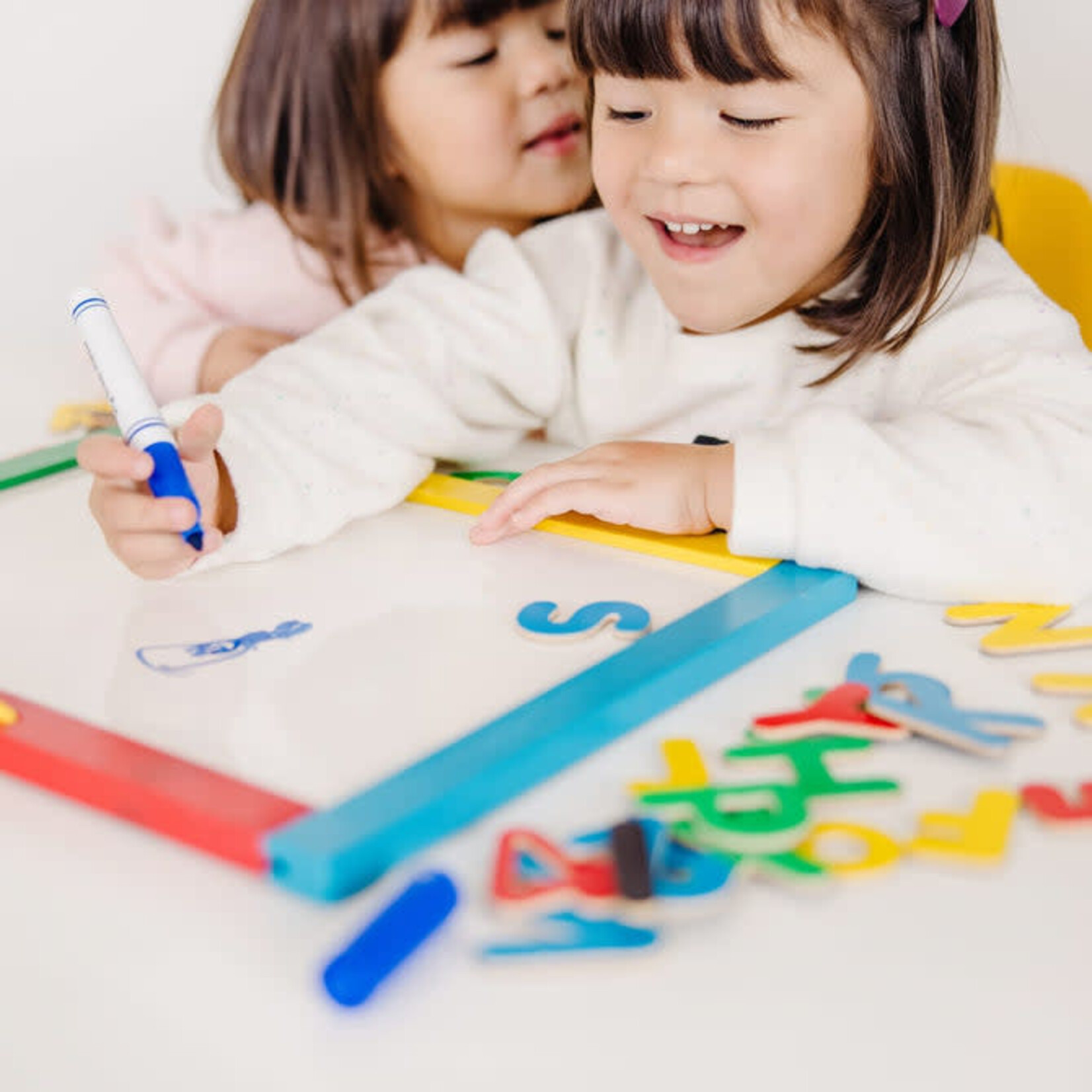 Magnetic Chalk and Dry-Erase Board