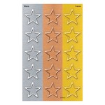 TREND ENTERPRISES INC I ♥ Metal Stars superShapes Stickers – Large