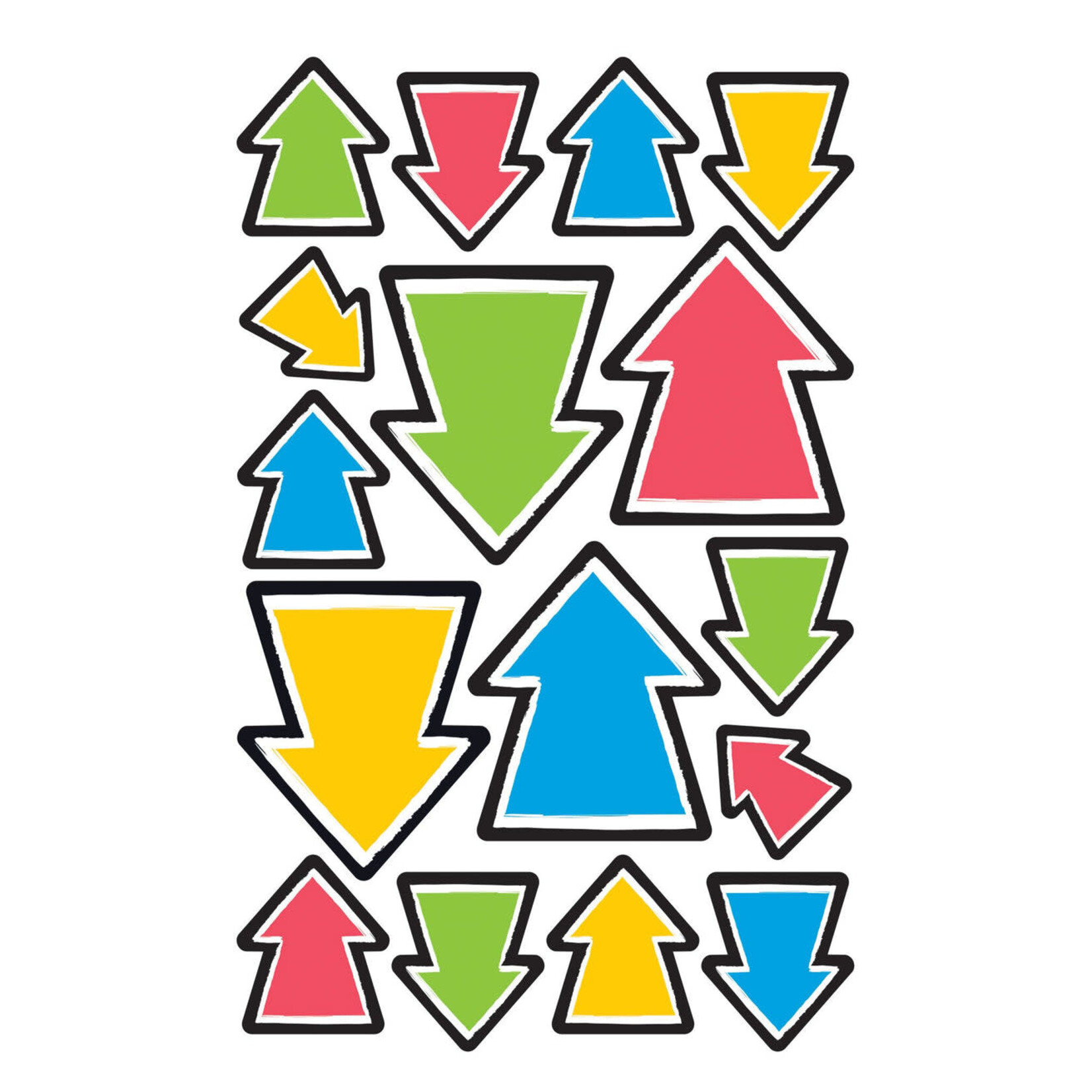 TREND ENTERPRISES INC Bold Strokes Awesome Arrows superShapes Stickers – Large