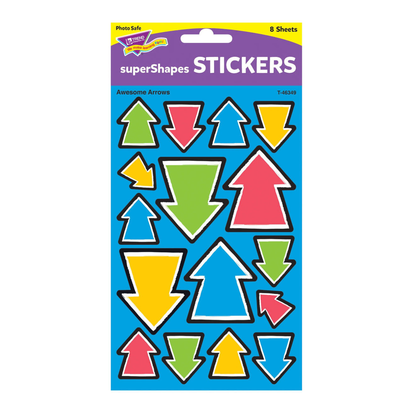 TREND ENTERPRISES INC Bold Strokes Awesome Arrows superShapes Stickers – Large