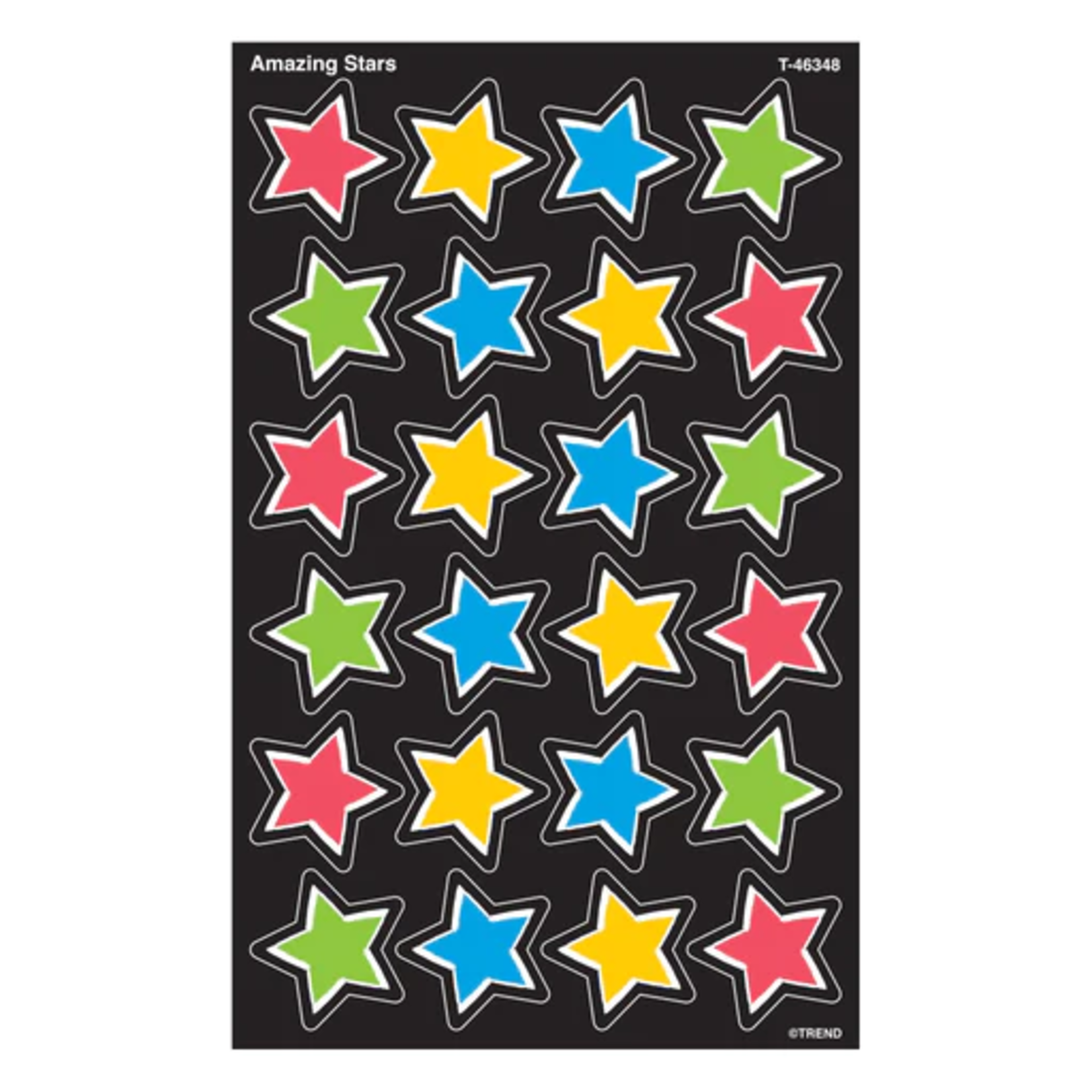 TREND ENTERPRISES INC Amazing Stars superShapes Stickers – Large
