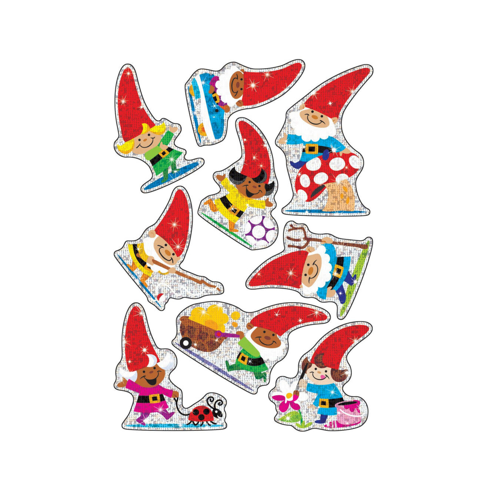 TREND ENTERPRISES INC Gnome Sweet Gnome Sparkle Stickers® – Large