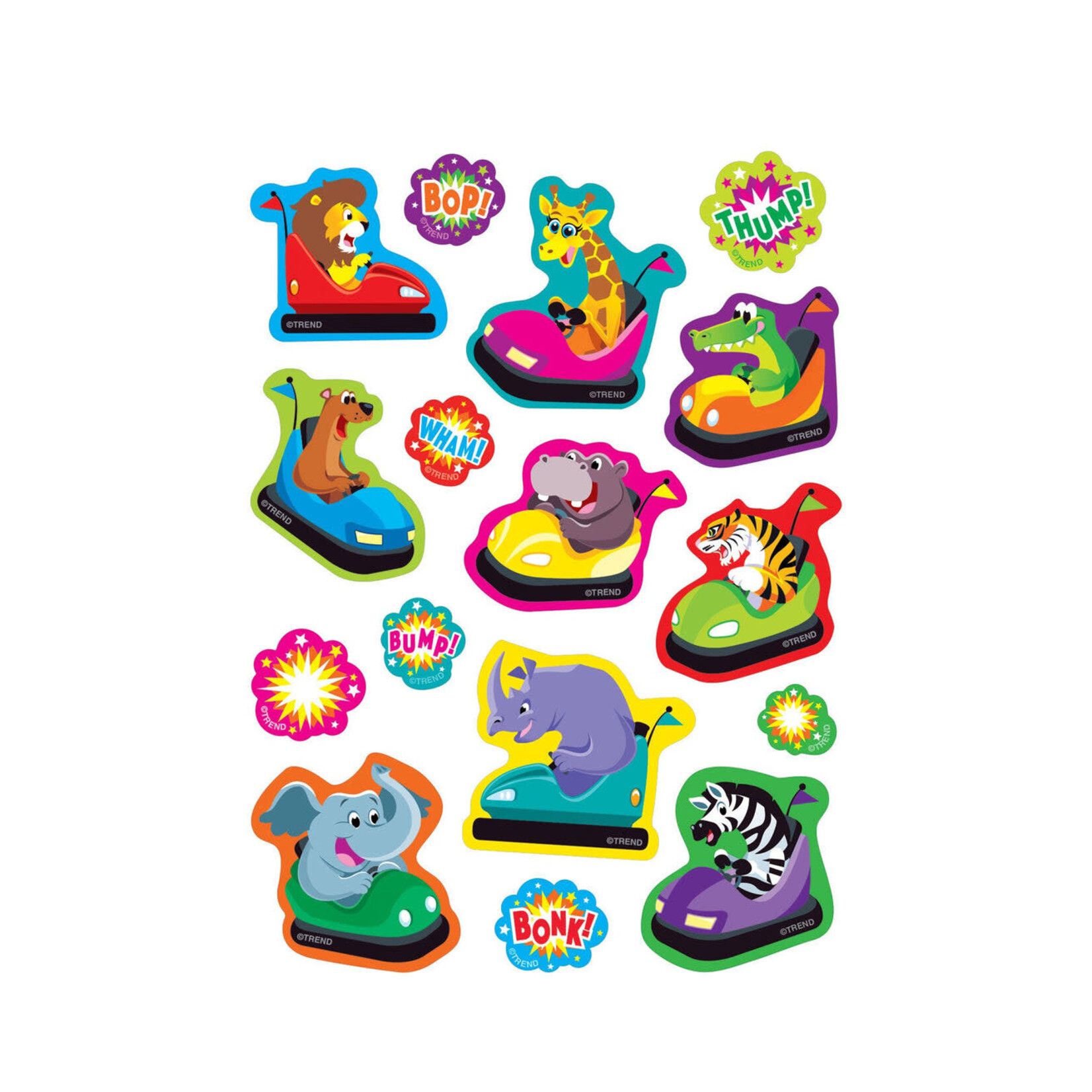 TREND ENTERPRISES INC Bumper Blast, Root Beer scent Scratch 'n Sniff Stinky Stickers – Mixed Shapes
