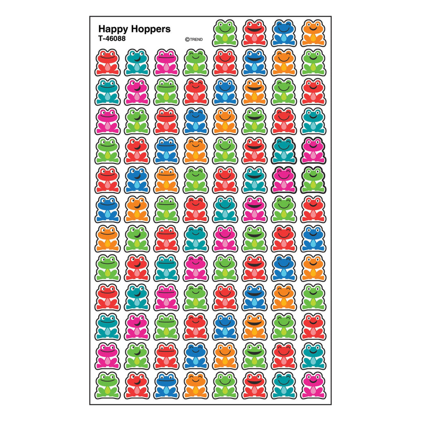 TREND ENTERPRISES INC Happy Hoppers superShapes Stickers